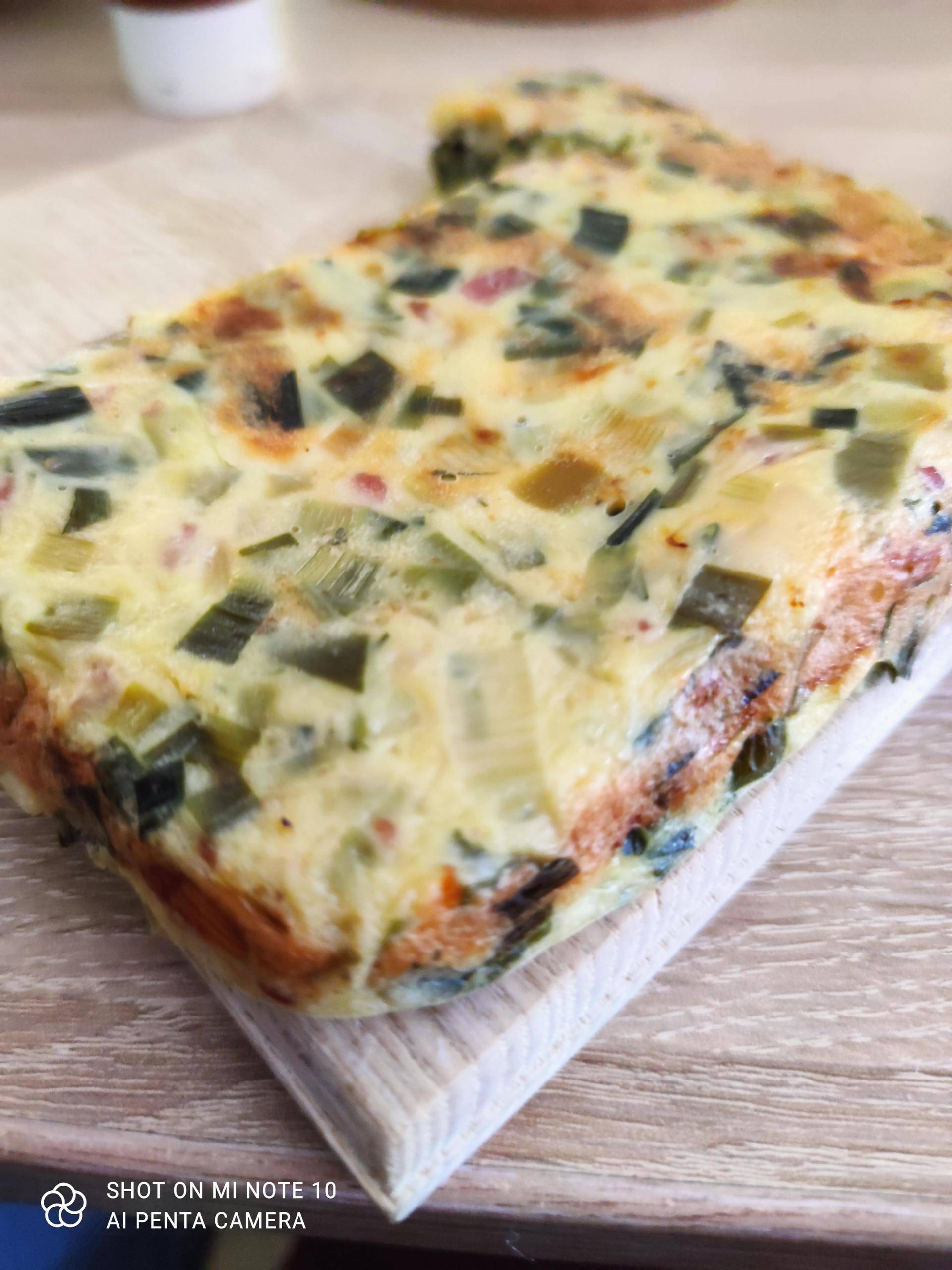 Quiche au poireaux sans pâte - Recette Cake Factory | Tefal