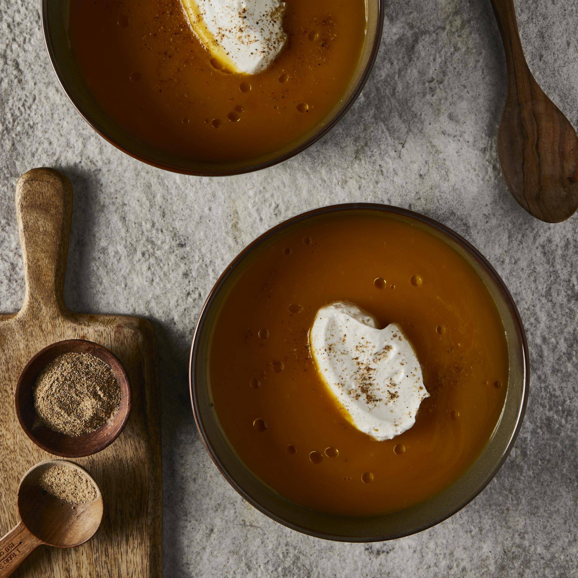 Crème de potimarron et patate douce au fenugrec - Recette Poêles et Casseroles | Tefal