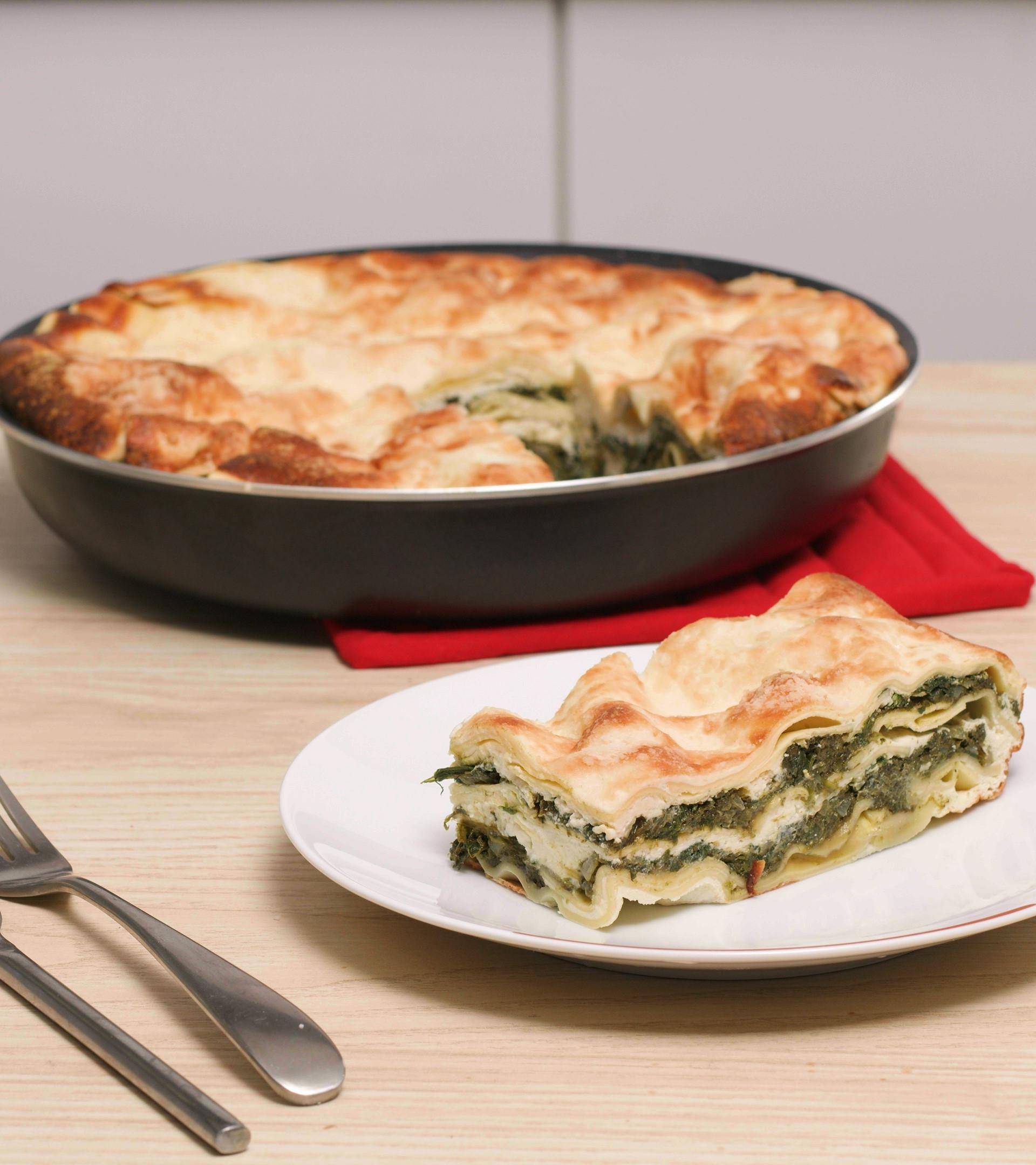 Lasagnes végétariennes épinards et chèvre - Recette Poêles et Casseroles | Tefal