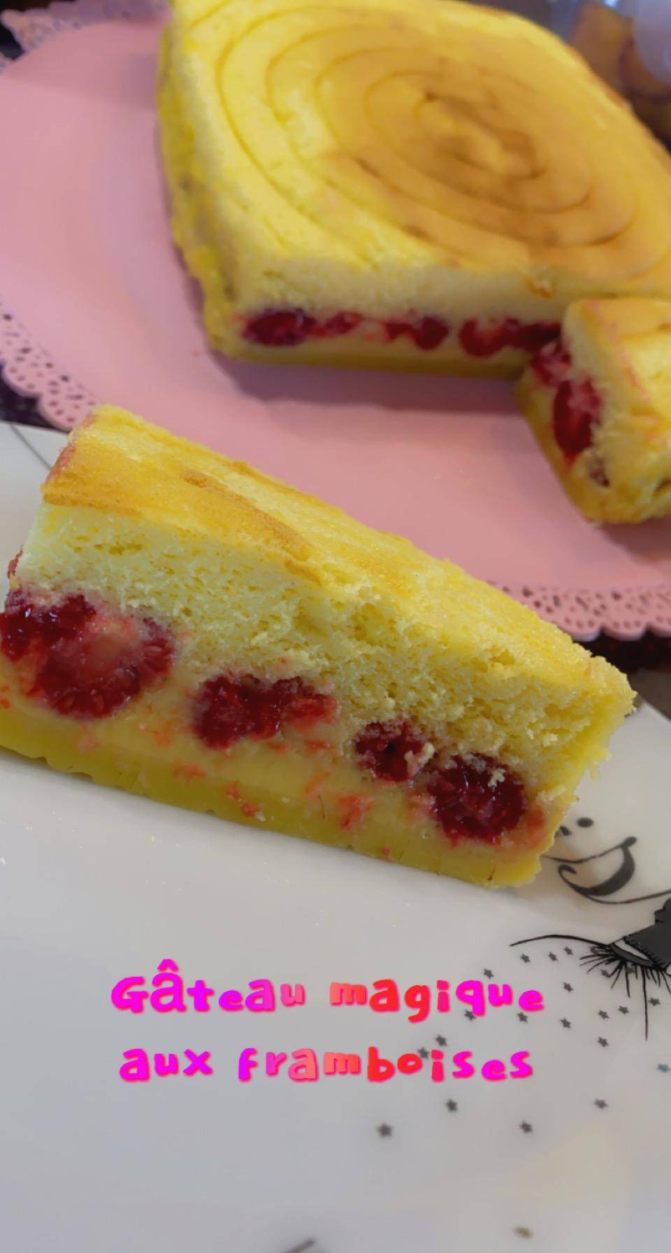 Gâteau magique aux framboises - Recette Cake Factory Délices | Tefal