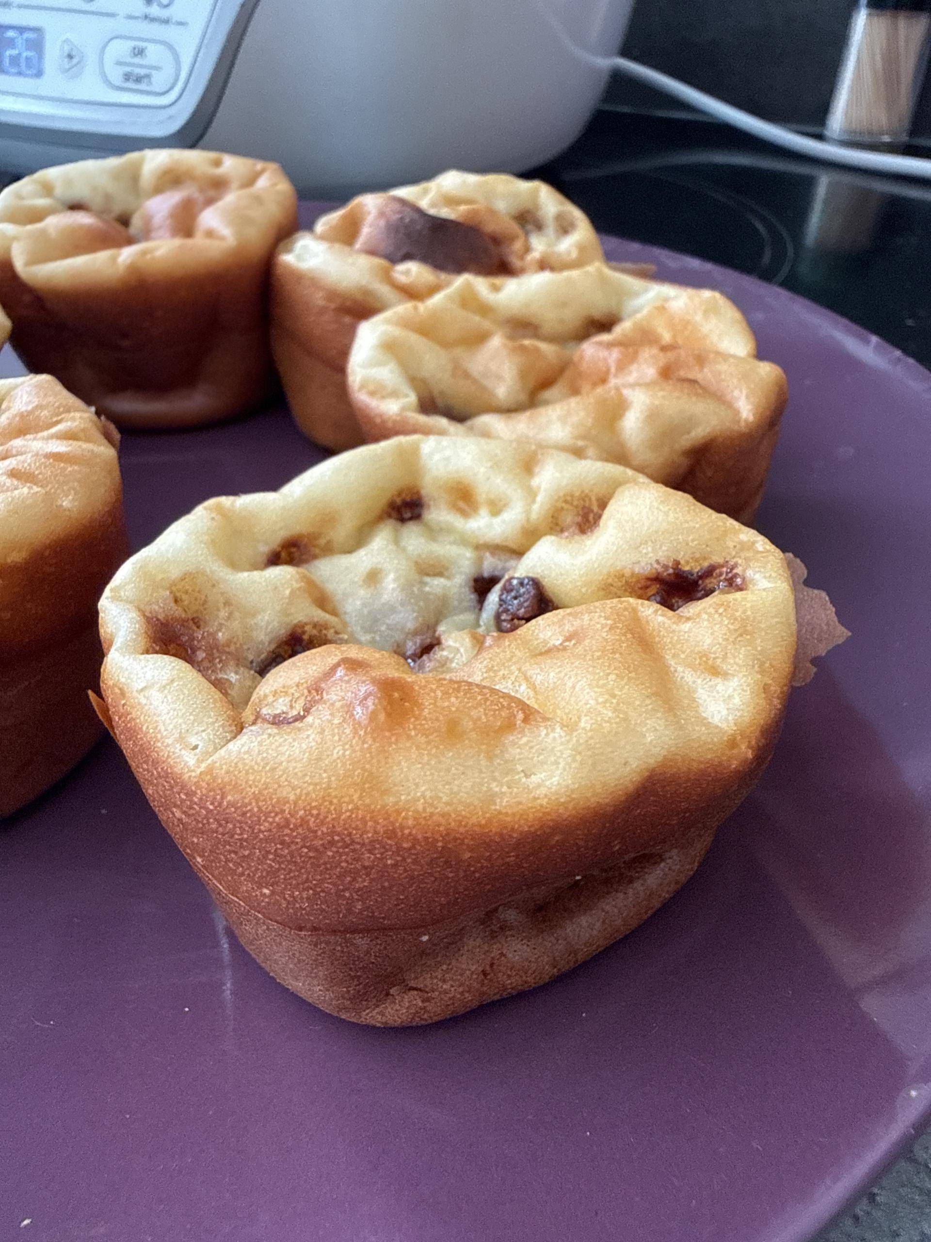 Muffins au skyr et pépites de chocolat - Recette Cake Factory Délices | Tefal