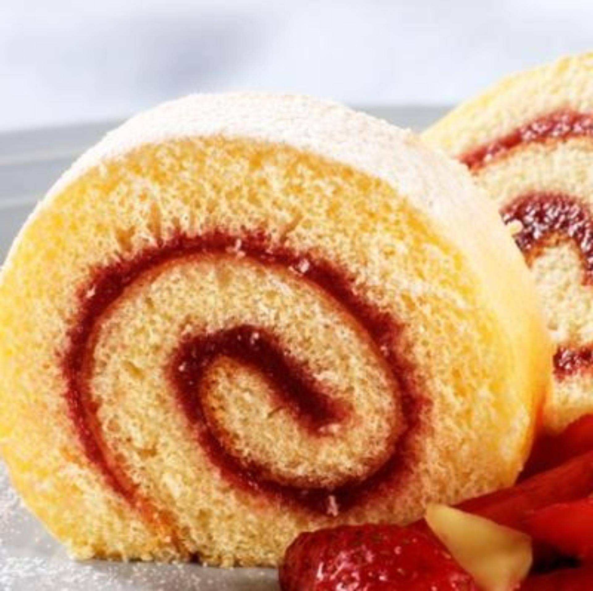 Gâteau roulé à la confiture de fraises - Recette Moules à gâteaux | Tefal