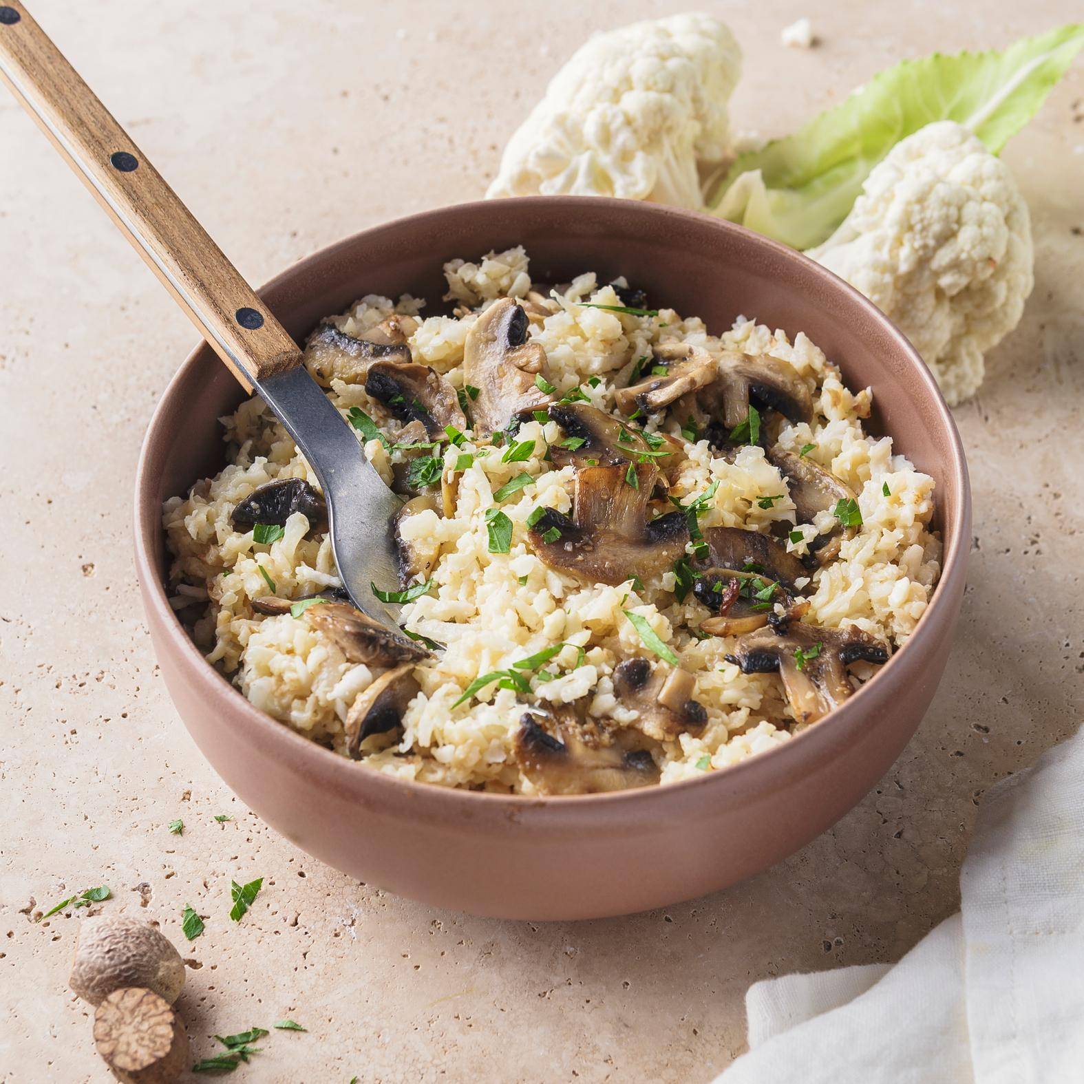 Risotto crémeux de chou-fleur aux champignons - Recette Poêles et Casseroles | Tefal