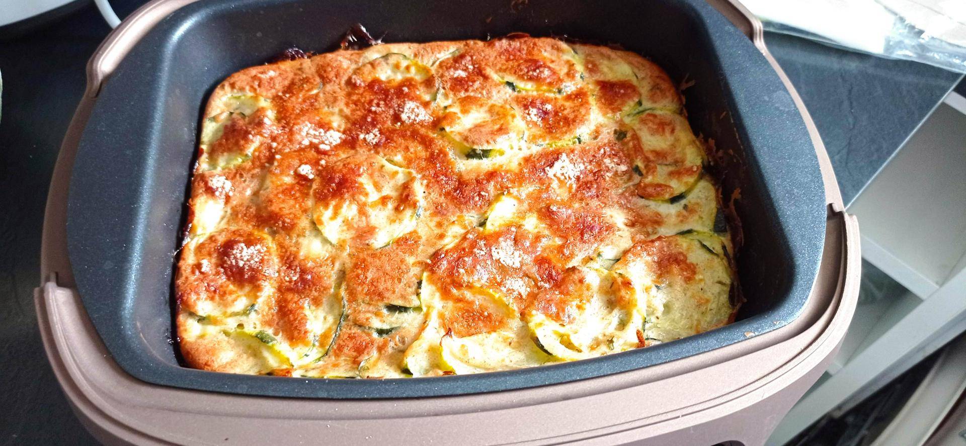 Invisible aux courgettes et parmesan - Recette Cake Factory | Tefal