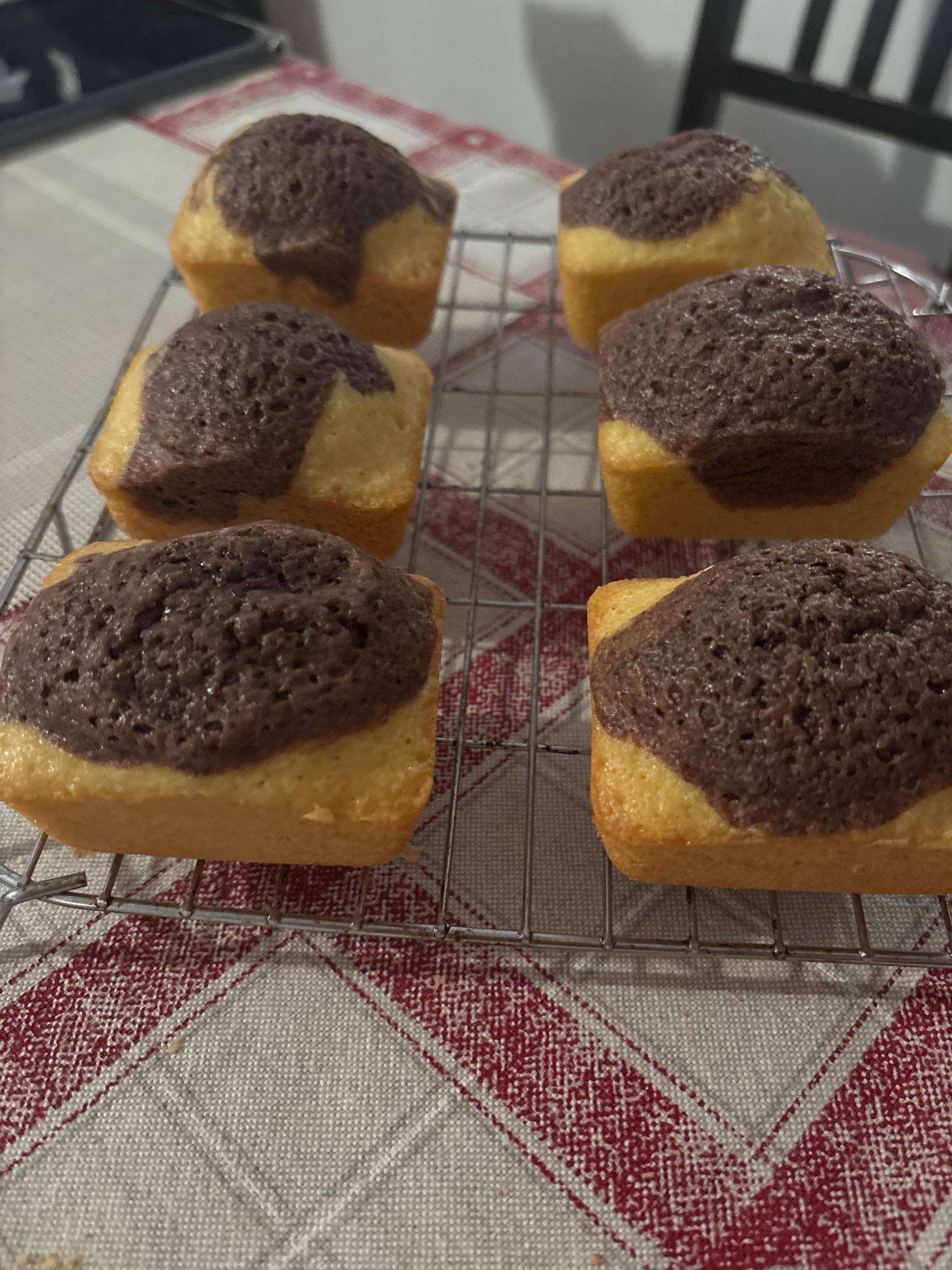 Cake individuel marbré - Recette Cake Factory Délices | Tefal