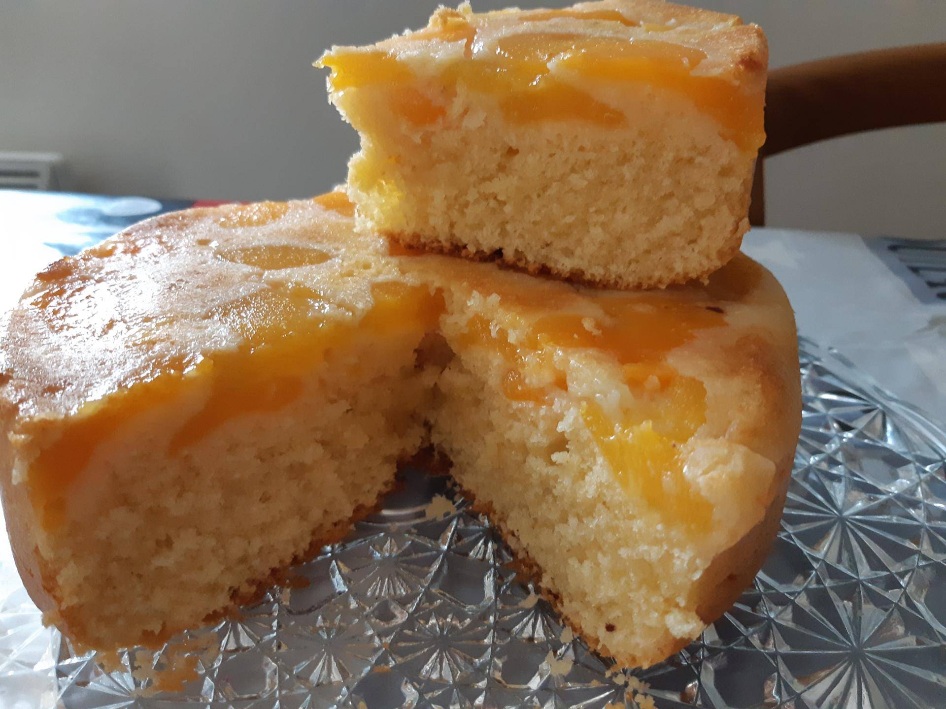 Gâteau moelleux aux abricots et à la poudre d amande - Recette Cake Factory | Tefal