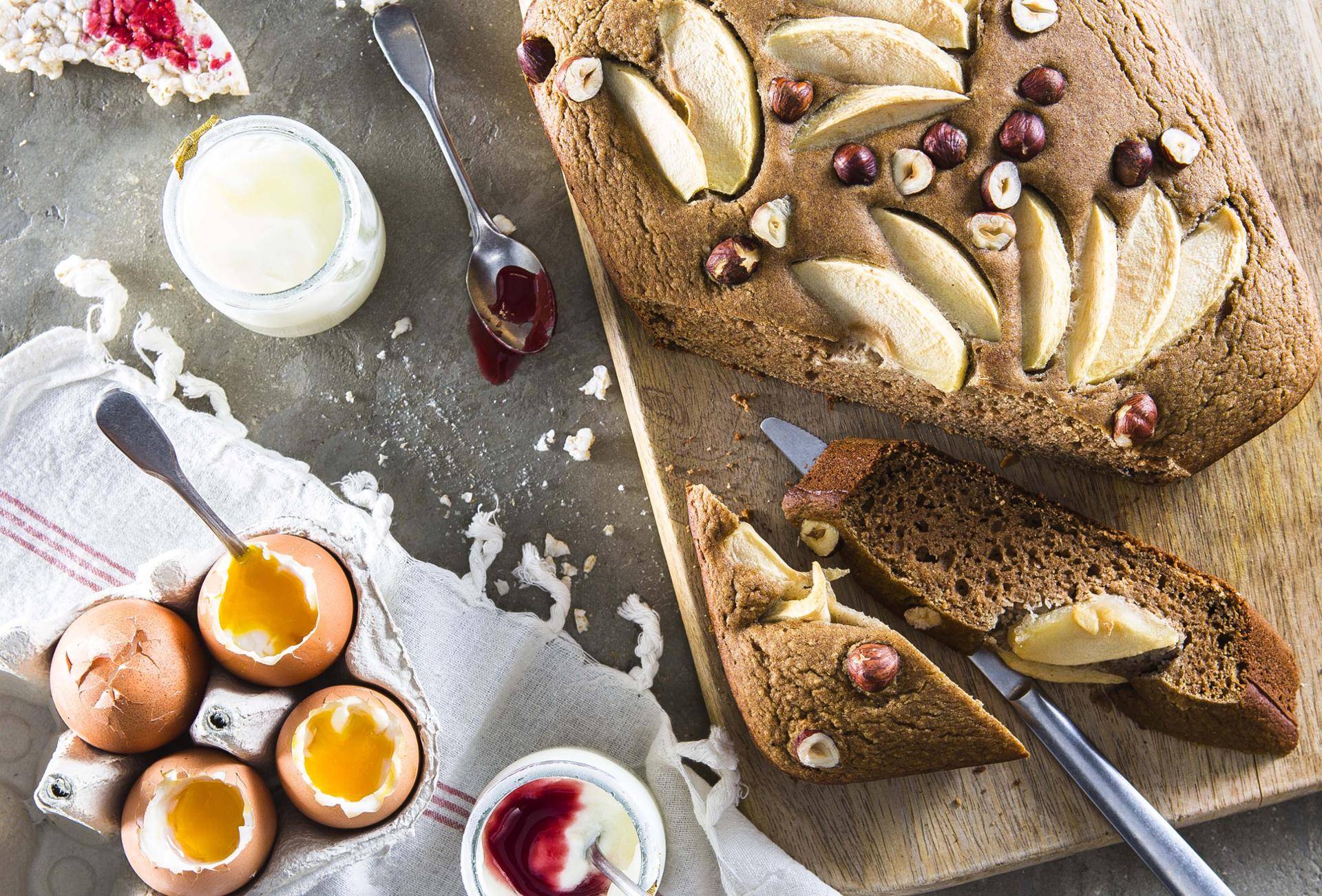 Bread cake à la pomme et à la noisette sans gluten - Recette Cake Factory | Tefal