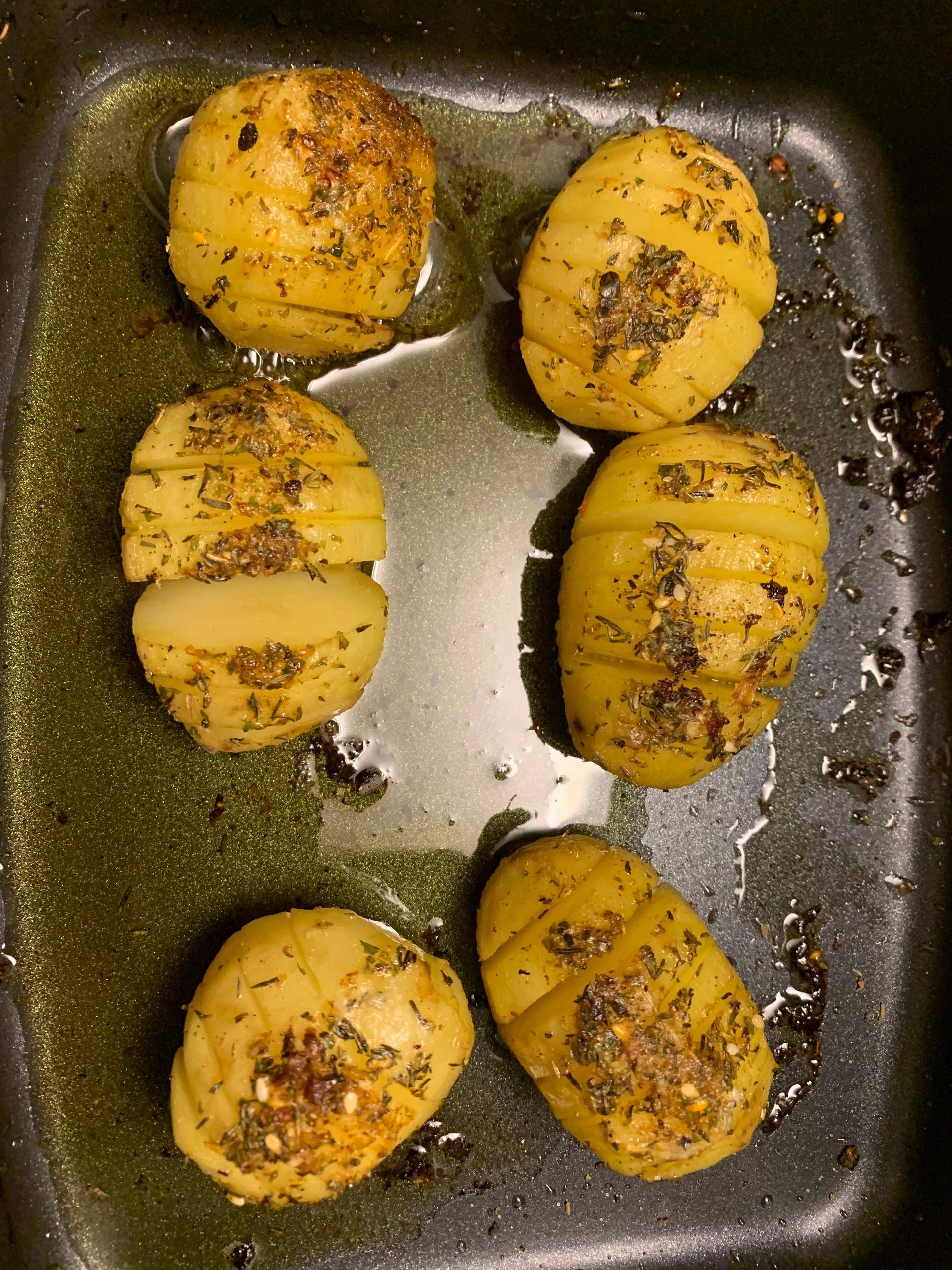 Pomme de terre éventail - Recette Cake Factory | Tefal