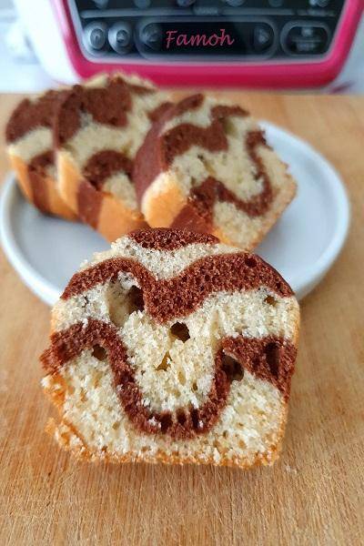 Mini cake marbré moelleux - Recette Cake Factory Délices | Tefal