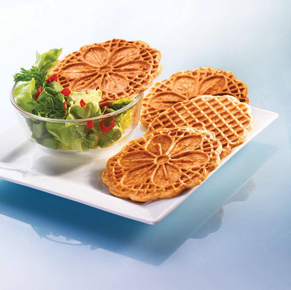 Gruyère cheese bricelets - Recette Snack Collection MECHANICAL | Tefal