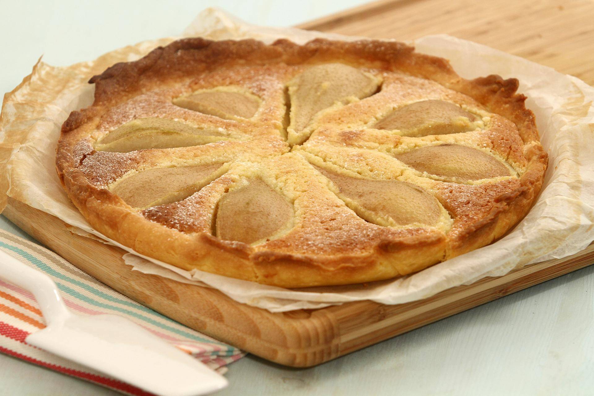 Tarte aux poires bourdaloue - Recette Balance de cuisine | Tefal