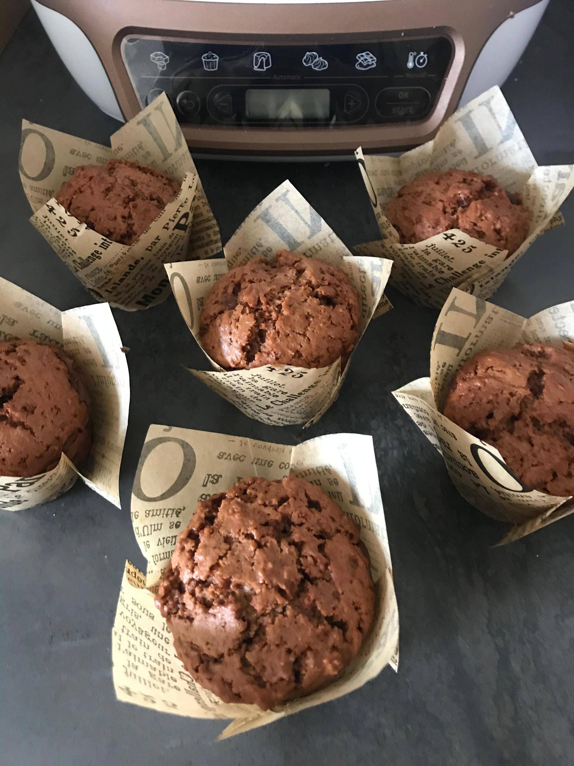 Muffins tout pâte à tartiner coeur surprise également - Recette Cake Factory | Tefal