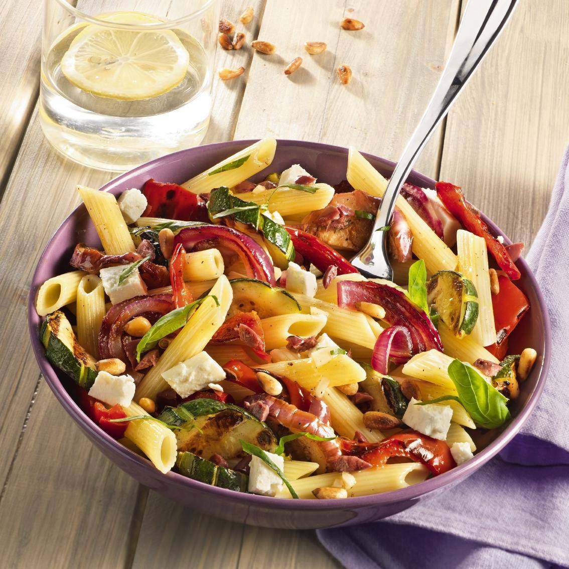Salade de pâtes méditerranéenne - Recette OptiGrill + | Tefal