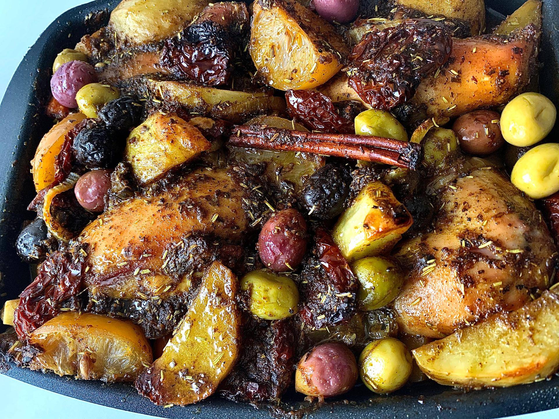 Tajine Poulet Citron Confits Aux Olives - Recette Cake Factory | Tefal