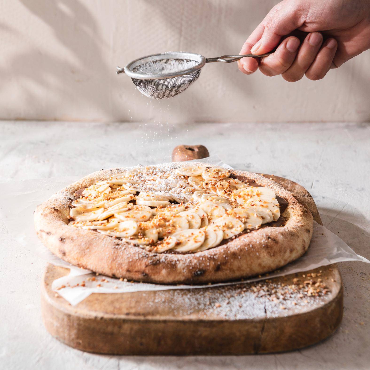 Pizza sucrée banane et pâte à tartiner noisette - Recette Pizza Pronto | Tefal