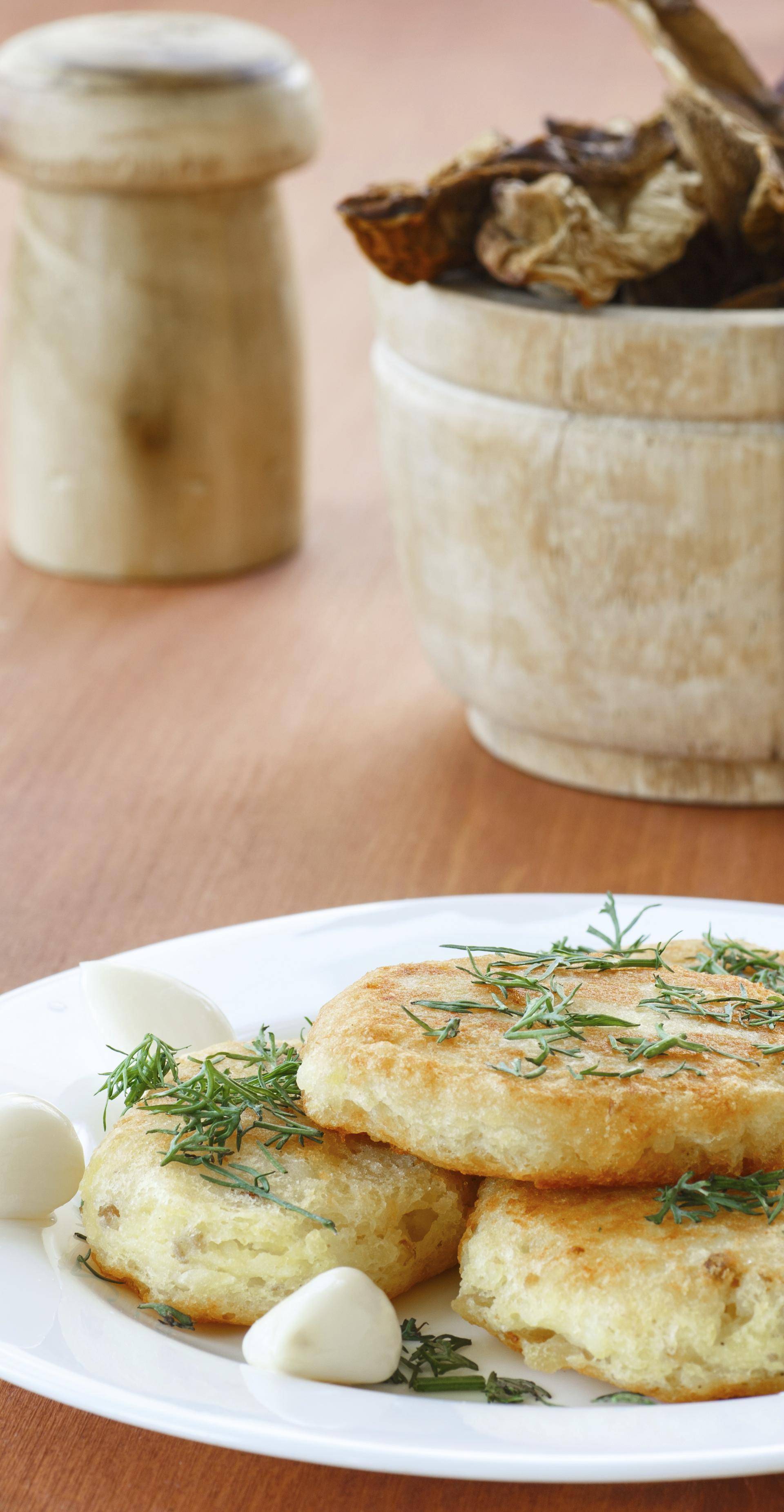 Flensjes met bospaddenstoelen en look - Recette undefined | Tefal