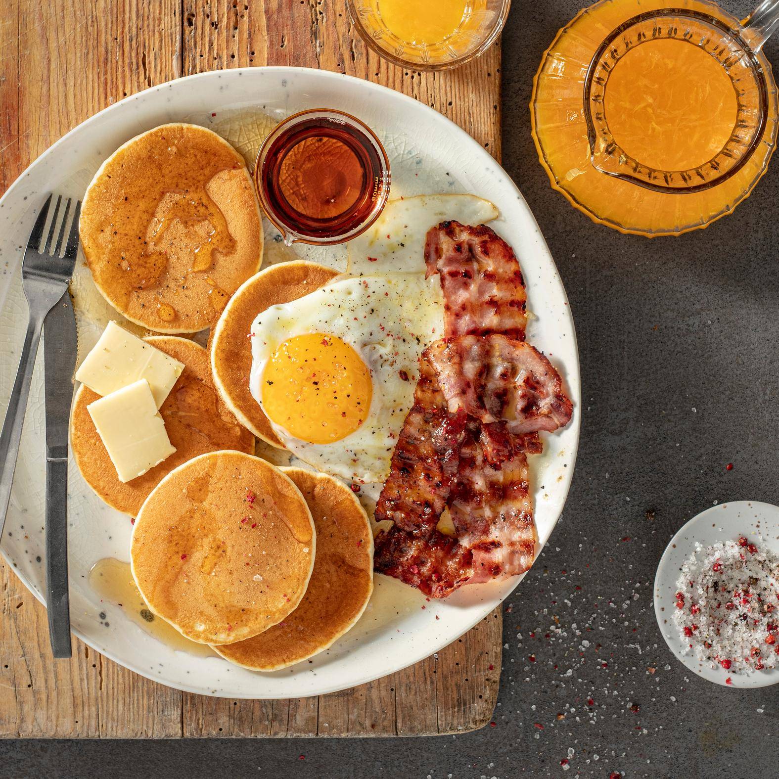 Pannenkoeken met eieren en bacon - Recette OptiGrill 4in1 | Tefal