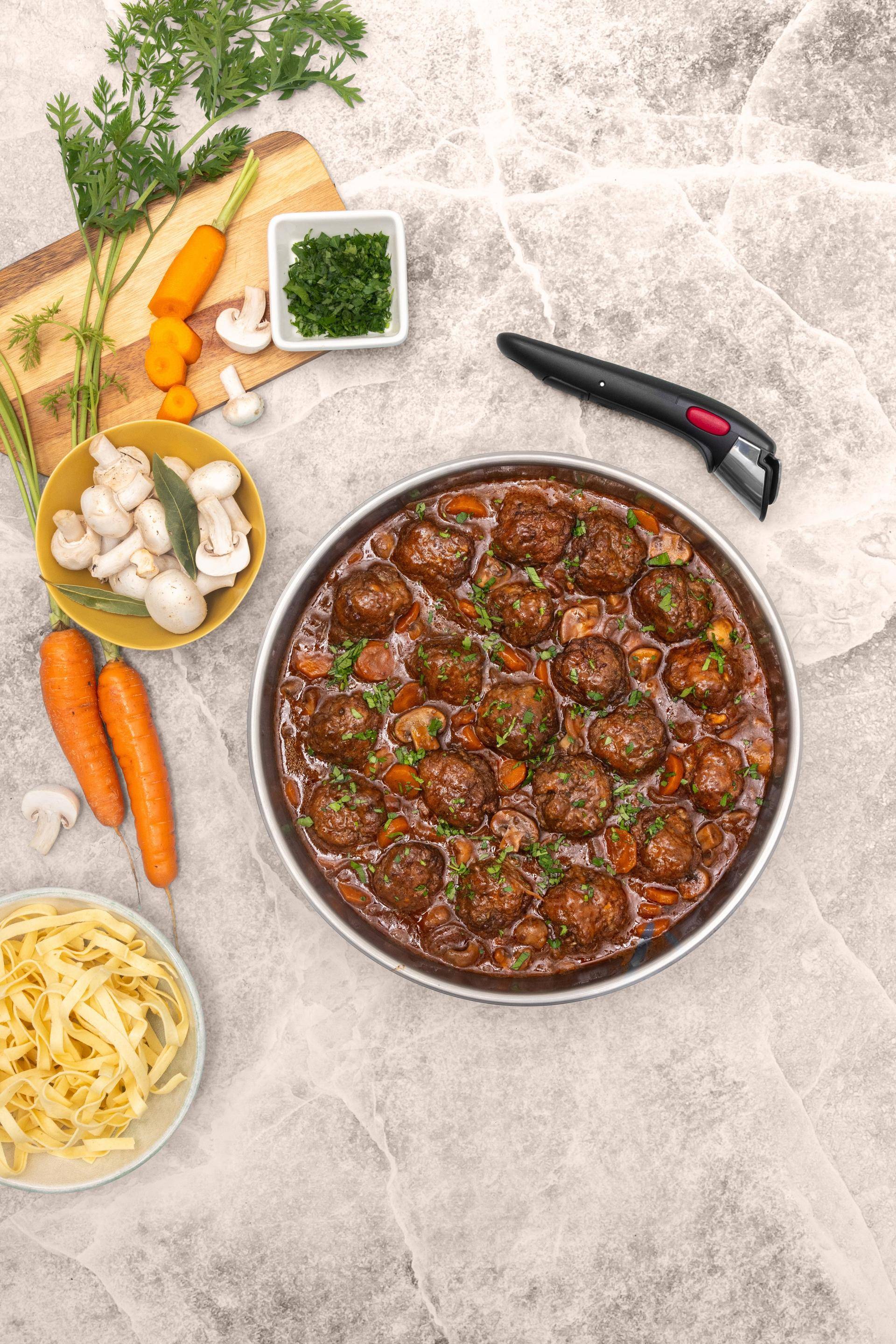 Boulettes façon Bourguignon - Recette Poêles et Casseroles | Tefal
