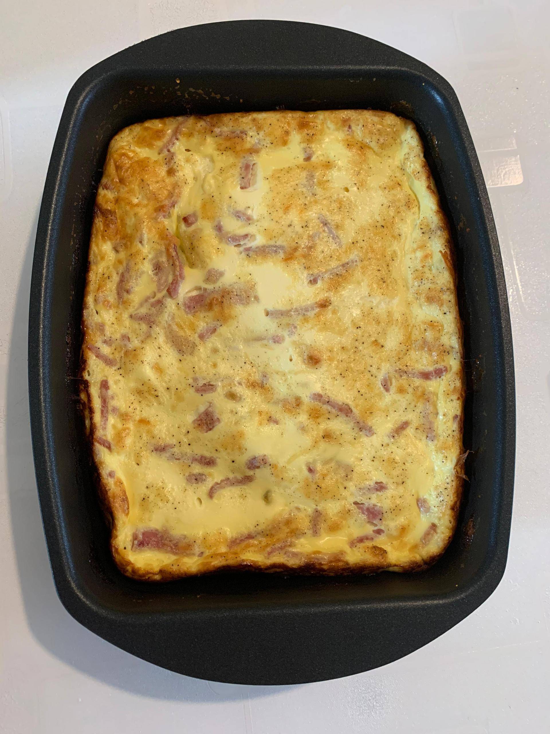 Quiche lorraine sans pâte et sans gluten - Recette Cake Factory | Tefal
