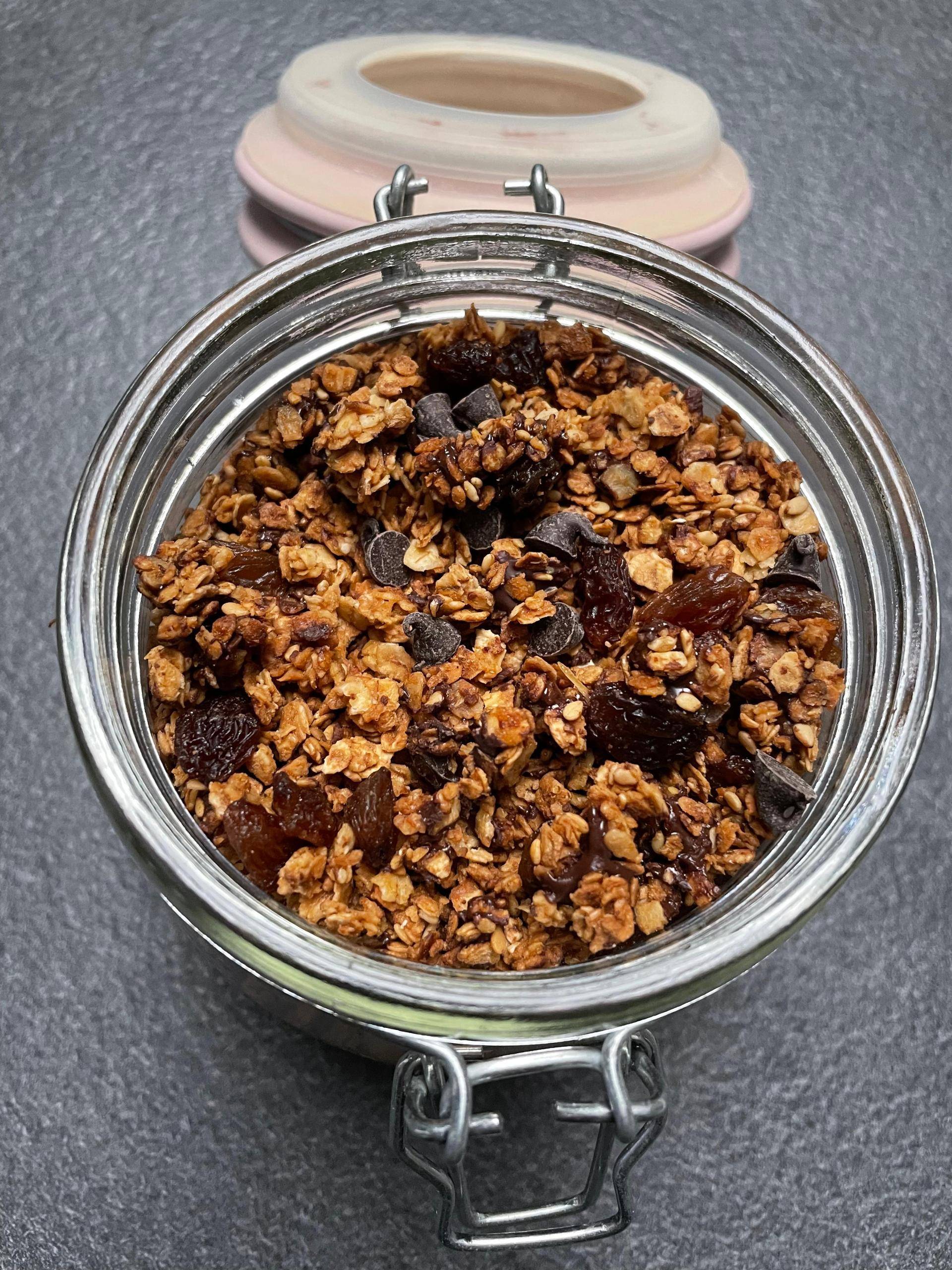 Muesli aux pépites de chocolat - Recette Cake Factory | Tefal