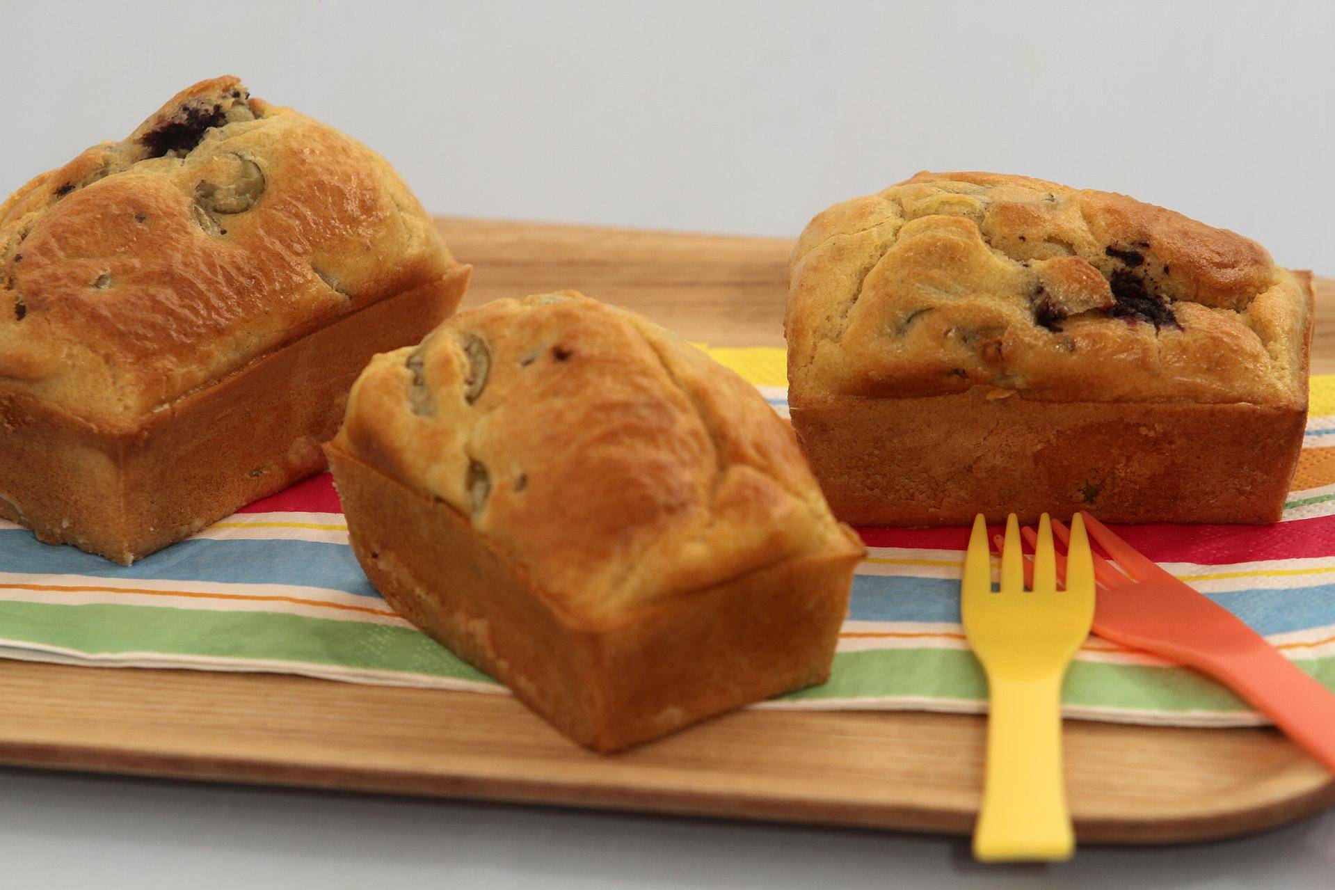 Mini cake aux olives coeur tapenade - Recette Balance de cuisine | Tefal