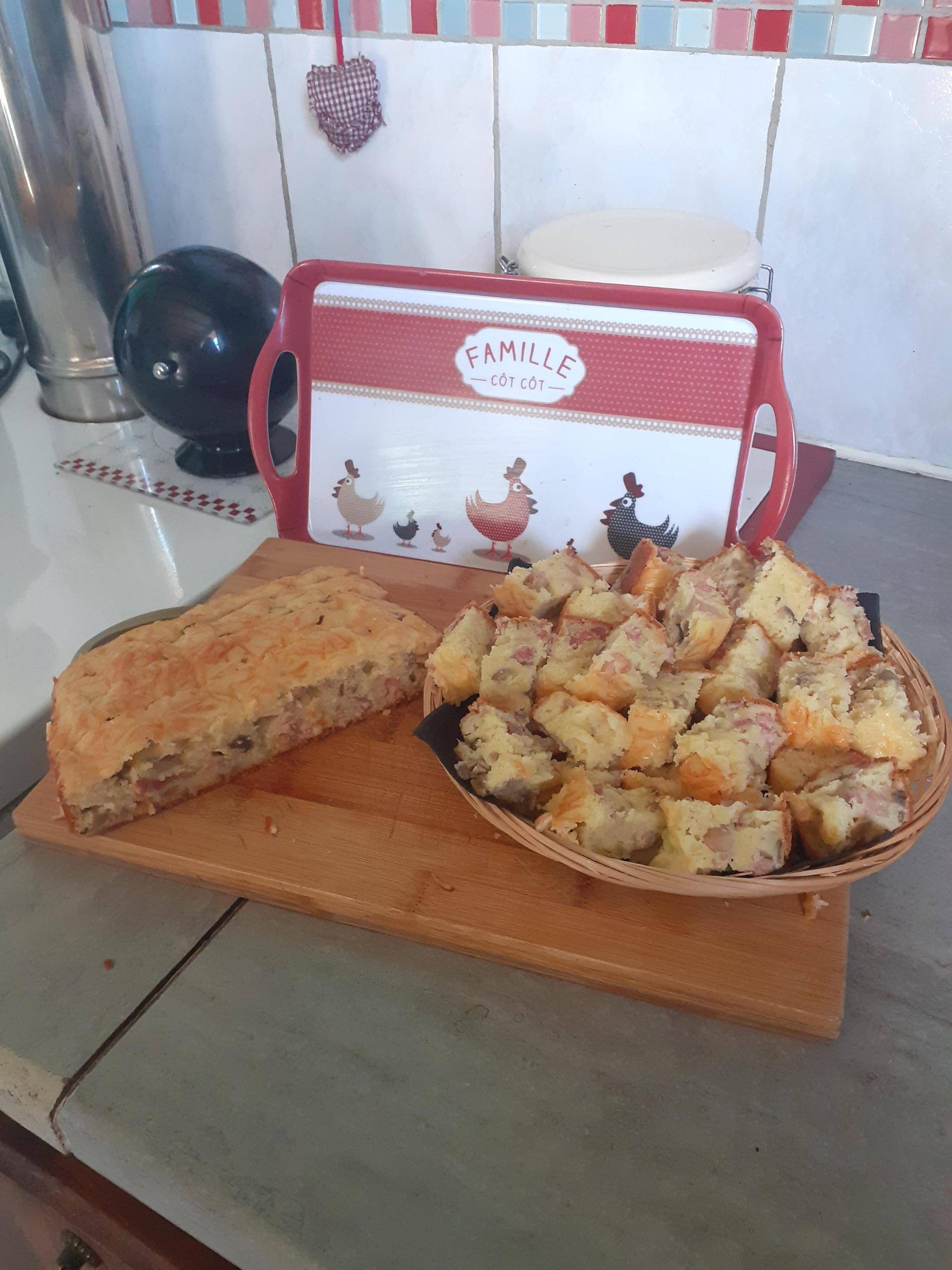 Cake lardons champignons - Recette Cake Factory | Tefal