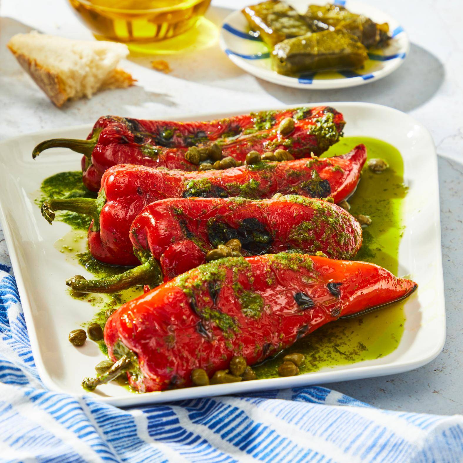 Poivrons grillés au vinaigre - Recette OptiGrill 4in1 | Tefal