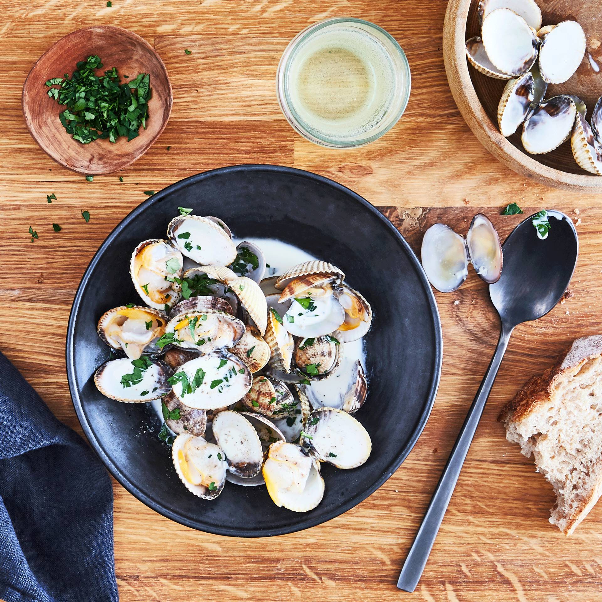 Palourdes à la crème - Recette Poêles et Casseroles | Tefal