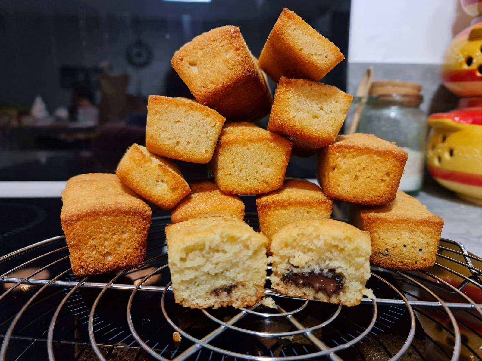Financier fourré au chocolat - Recette Cake Factory | Tefal