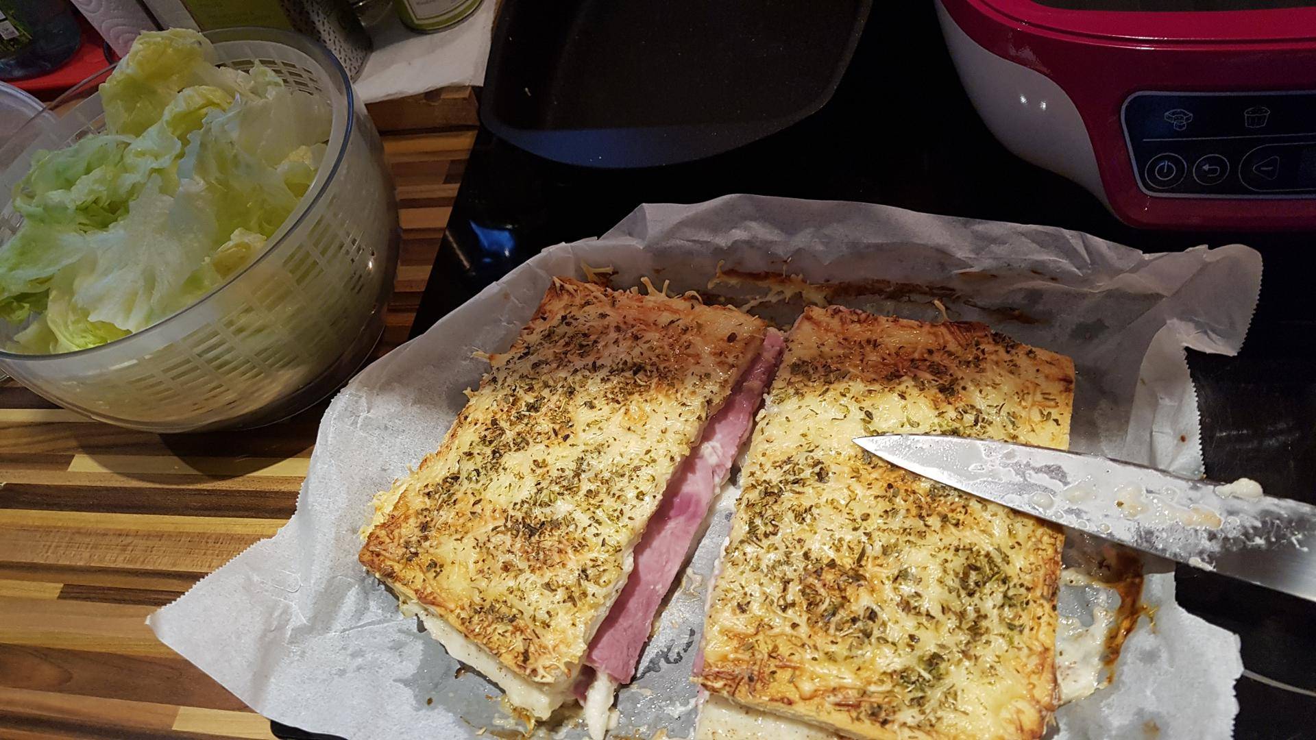 Maxi croque-monsieur - Recette Cake Factory | Tefal
