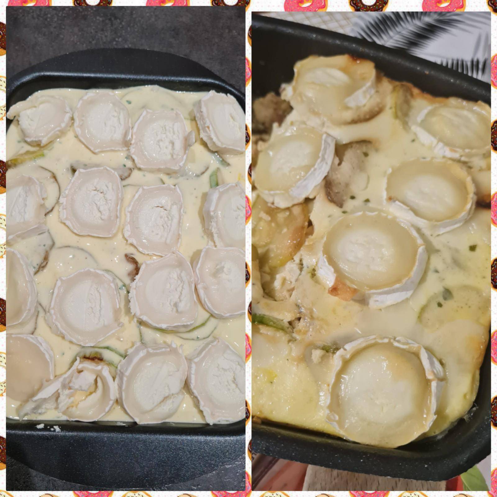 Gratin Courgette Chèvre Lardon - Recette Cake Factory | Tefal