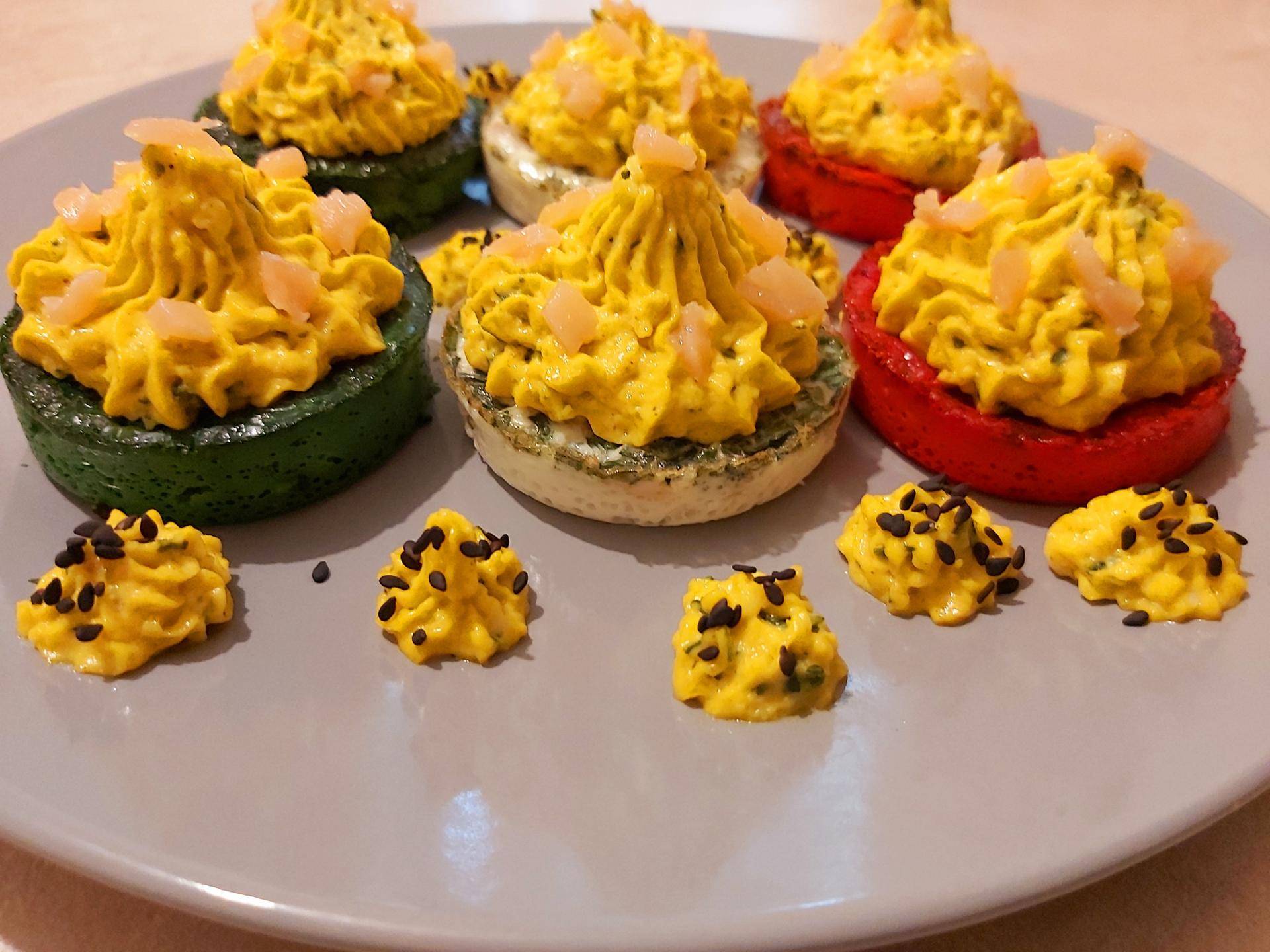 Œufs Mimosas Saumon façon Cupcake - Recette Cake Factory | Tefal