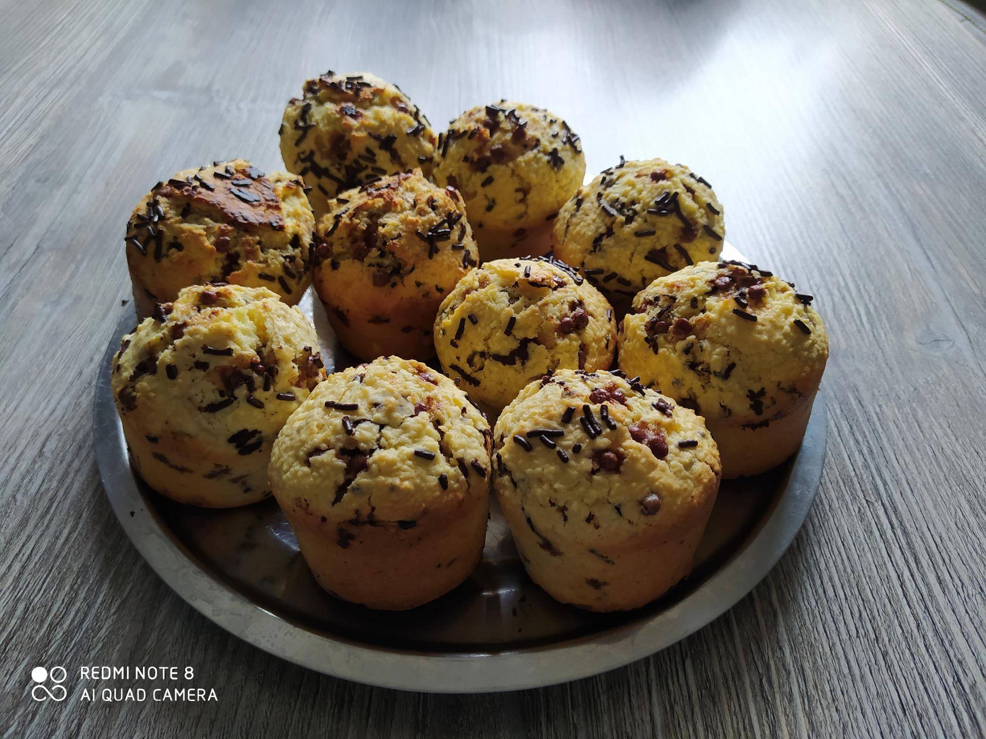 Muffins noix de coco et pépites de chocolat - Recette Cake Factory | Tefal