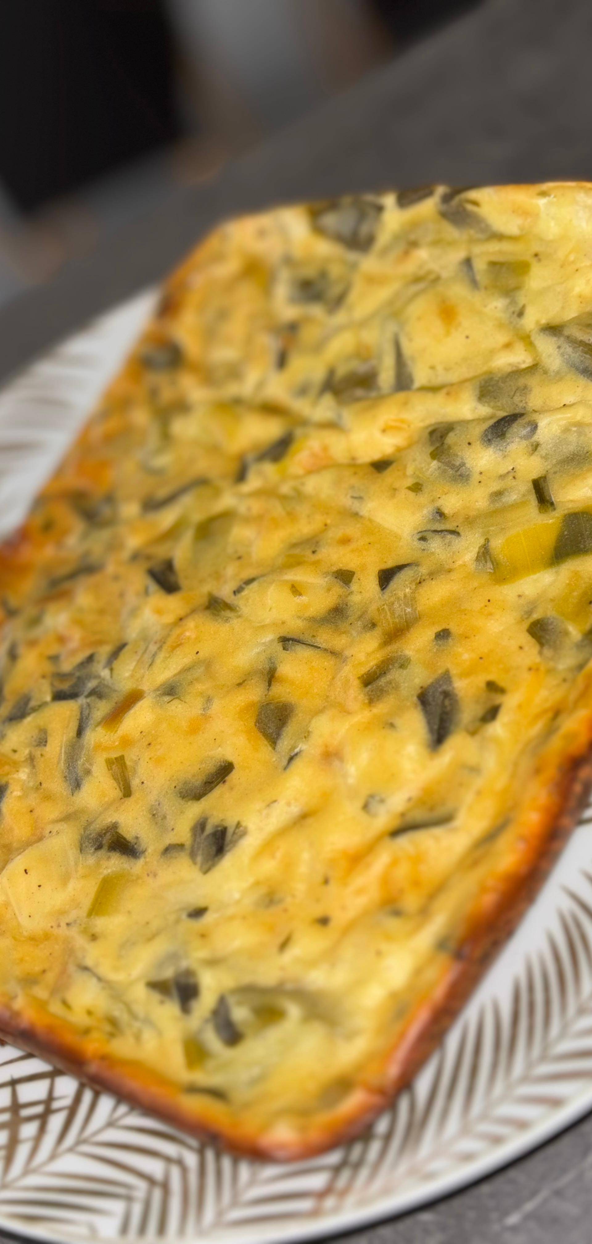Quiche aux poireaux sans pâte healthy - Recette Cake Factory | Tefal