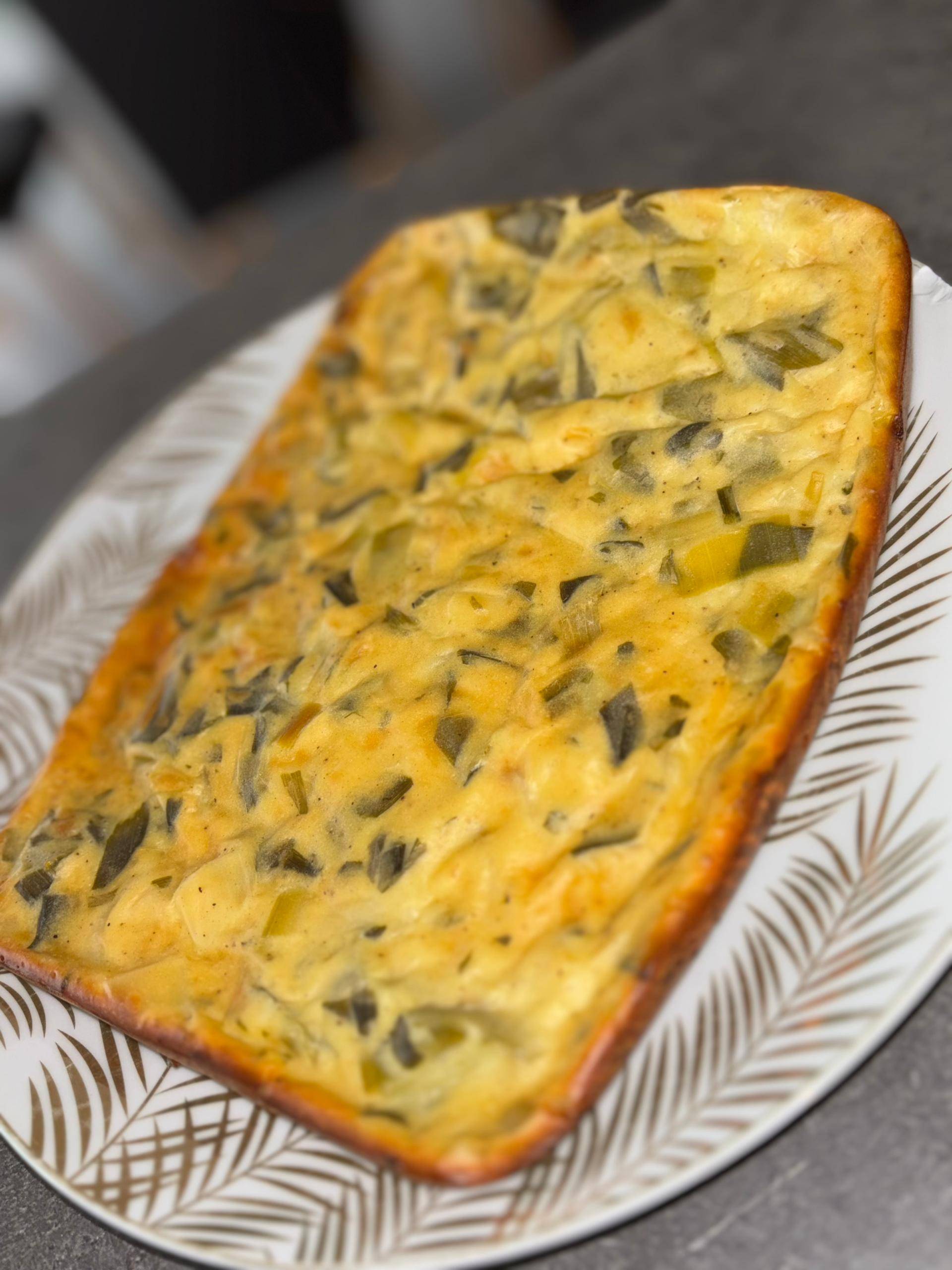 Quiche aux poireaux sans pâte healthy - Recette Cake Factory | Tefal