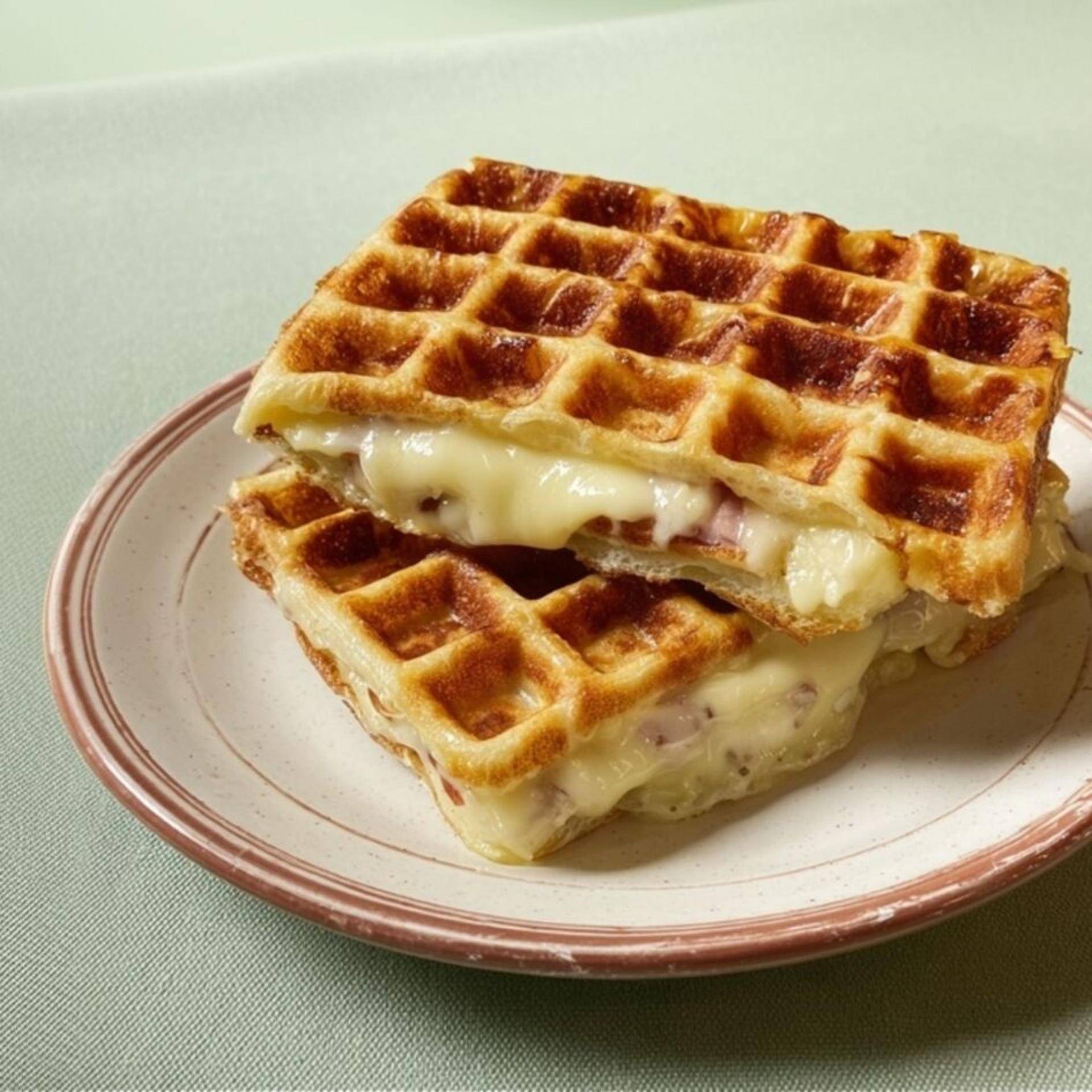 Gaufres fourrées salées au fromage à raclette - Recette Snack Collection MECHANICAL | Tefal