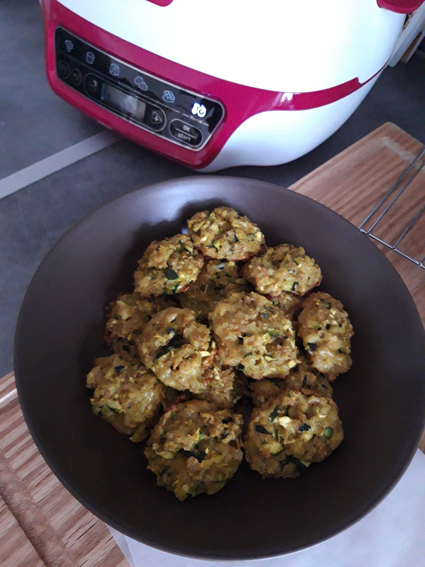 croquettes de courgettes - Recette Cake Factory | Tefal