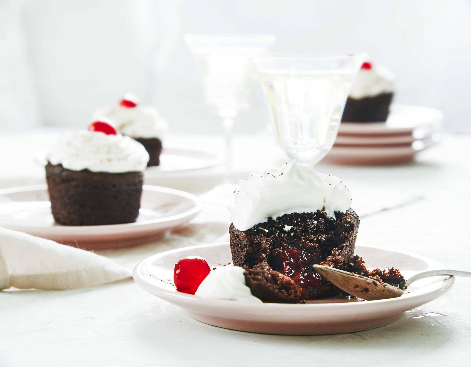 Cœurs coulants au chocolat et à la cerise - Recette Cake Factory | Tefal