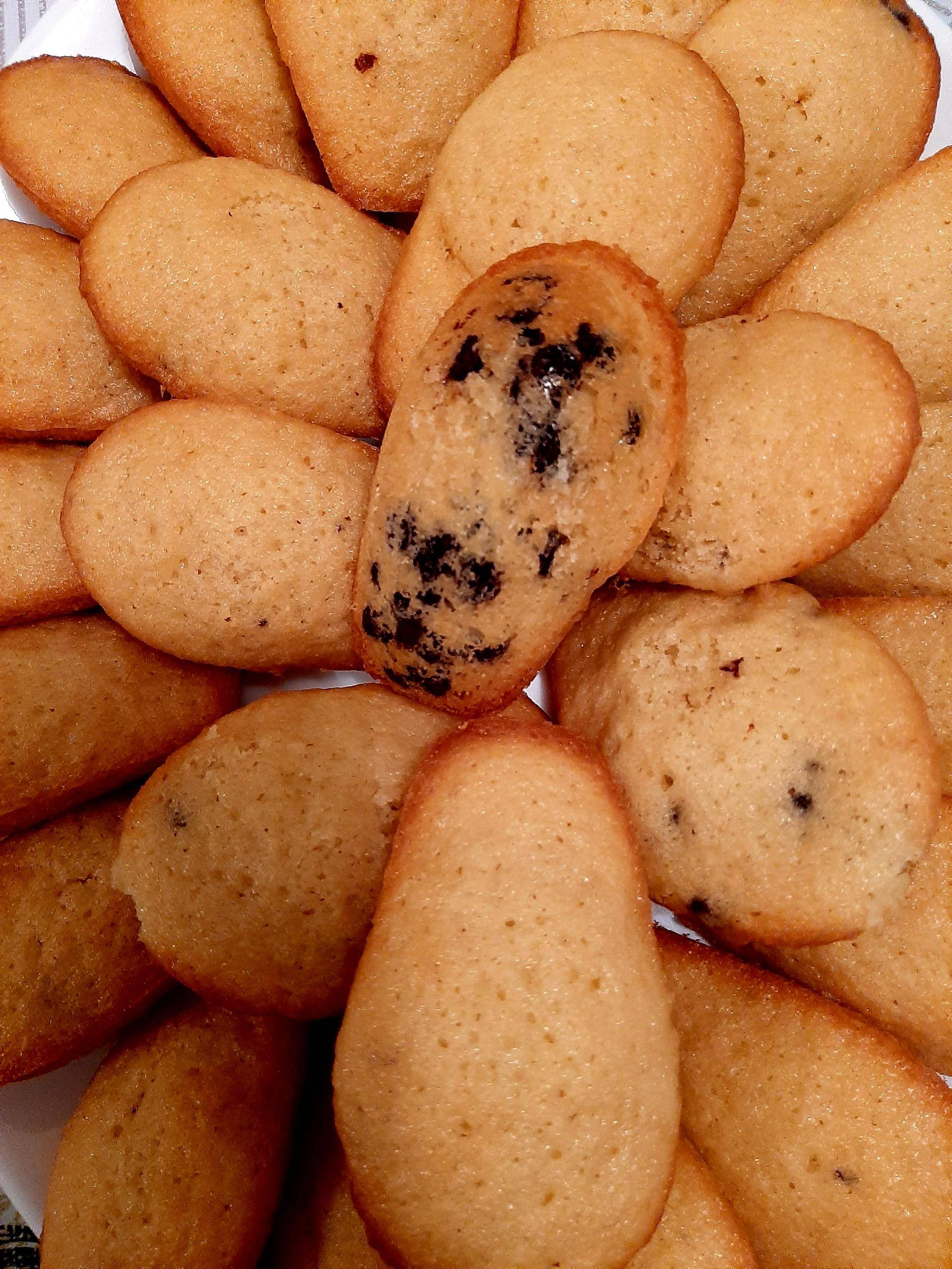 Madeleines aux pépites de chocolat express - Recette Cake Factory | Tefal