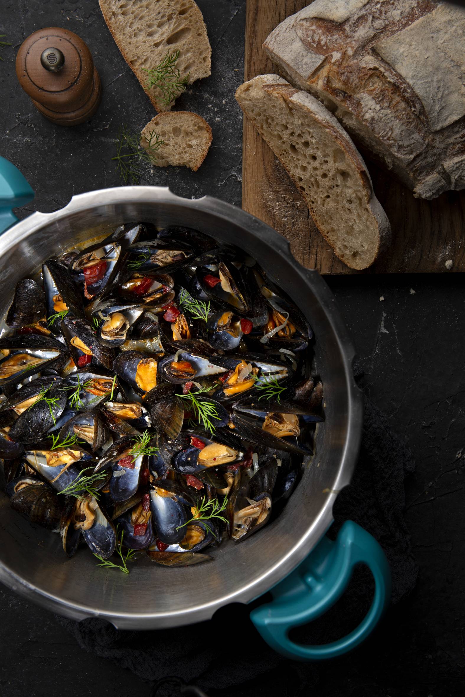 Moules au chorizo - Recette undefined | Tefal