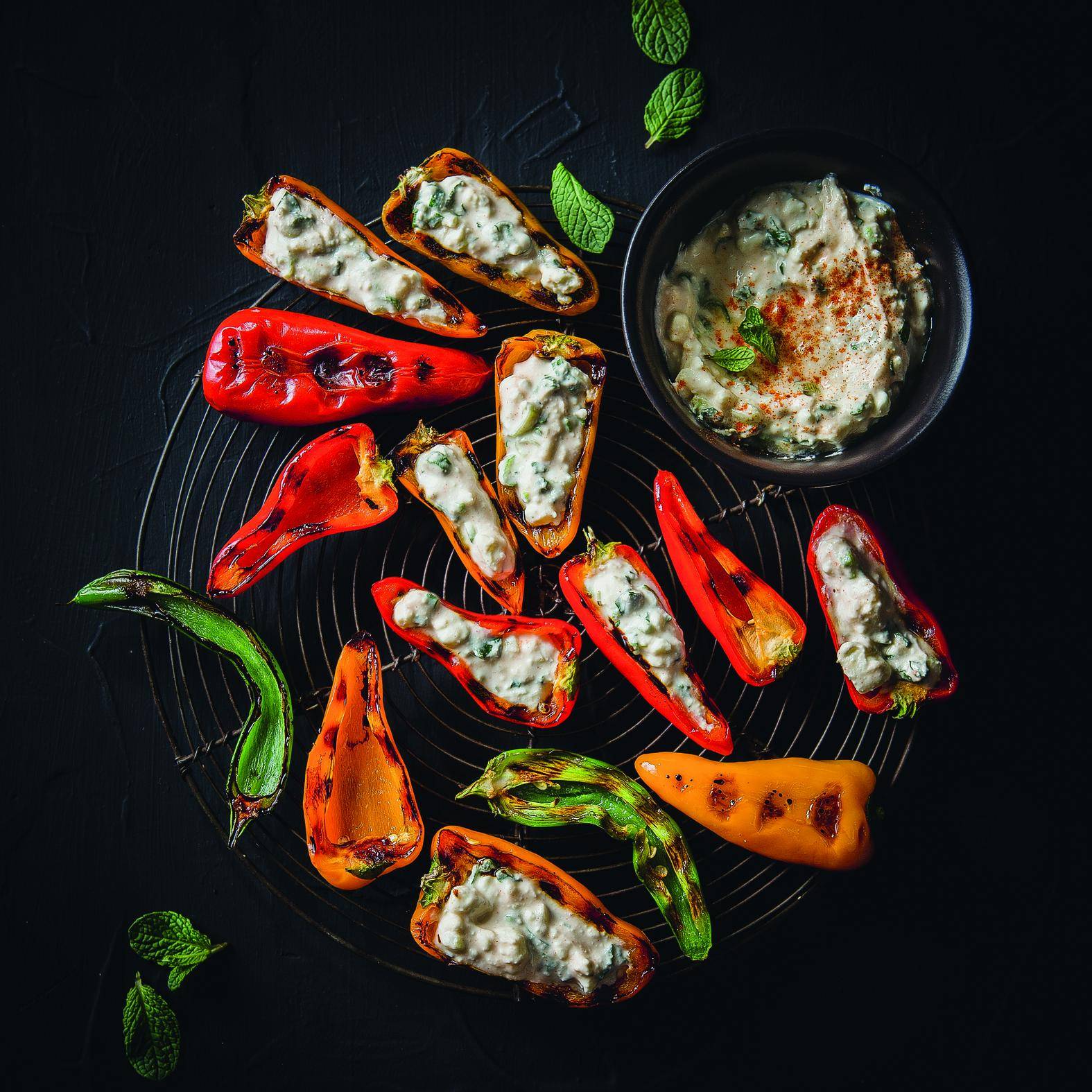 Mini poivrons farcis - Recette Optigrill Elite | Tefal
