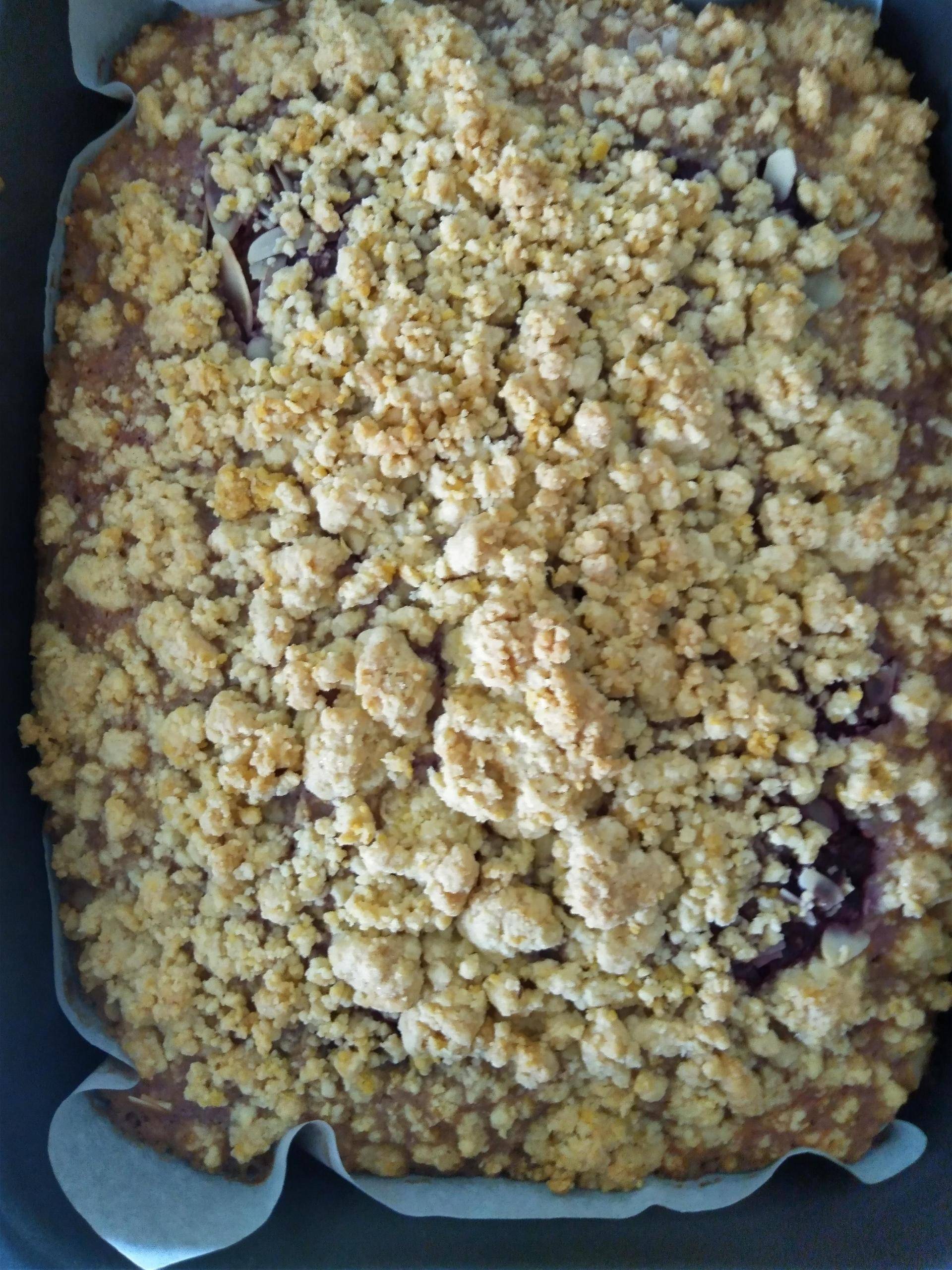 Crumble framboise amandes - Recette Cake Factory | Tefal