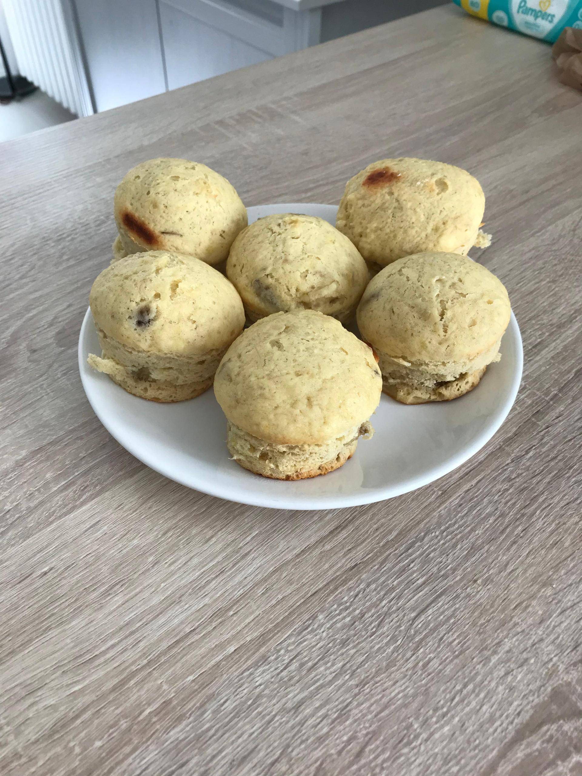 Muffins à la banane et compote de pomme - Recette Cake Factory | Tefal