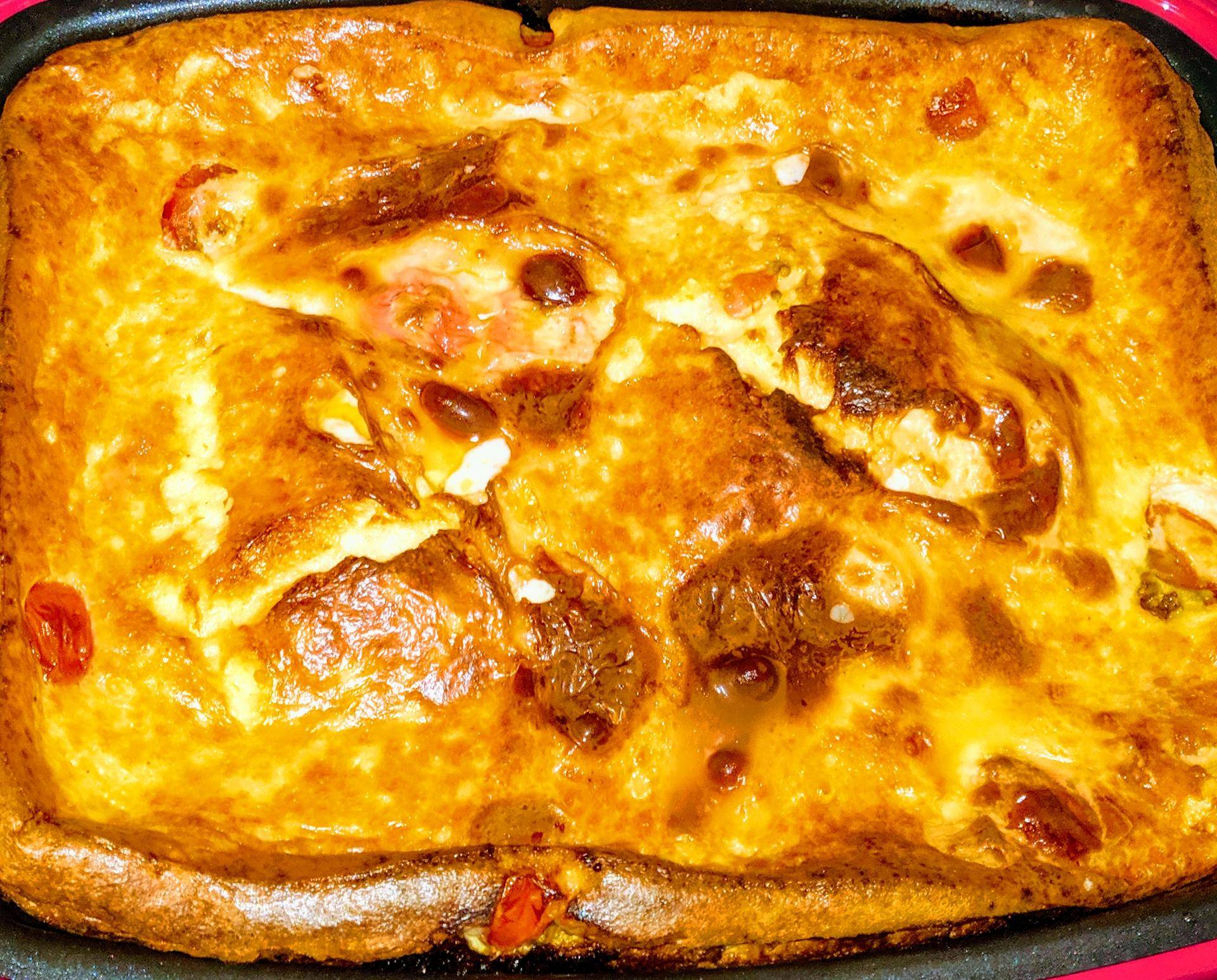 Quiche crémeuse sans pâte - Recette Cake Factory | Tefal