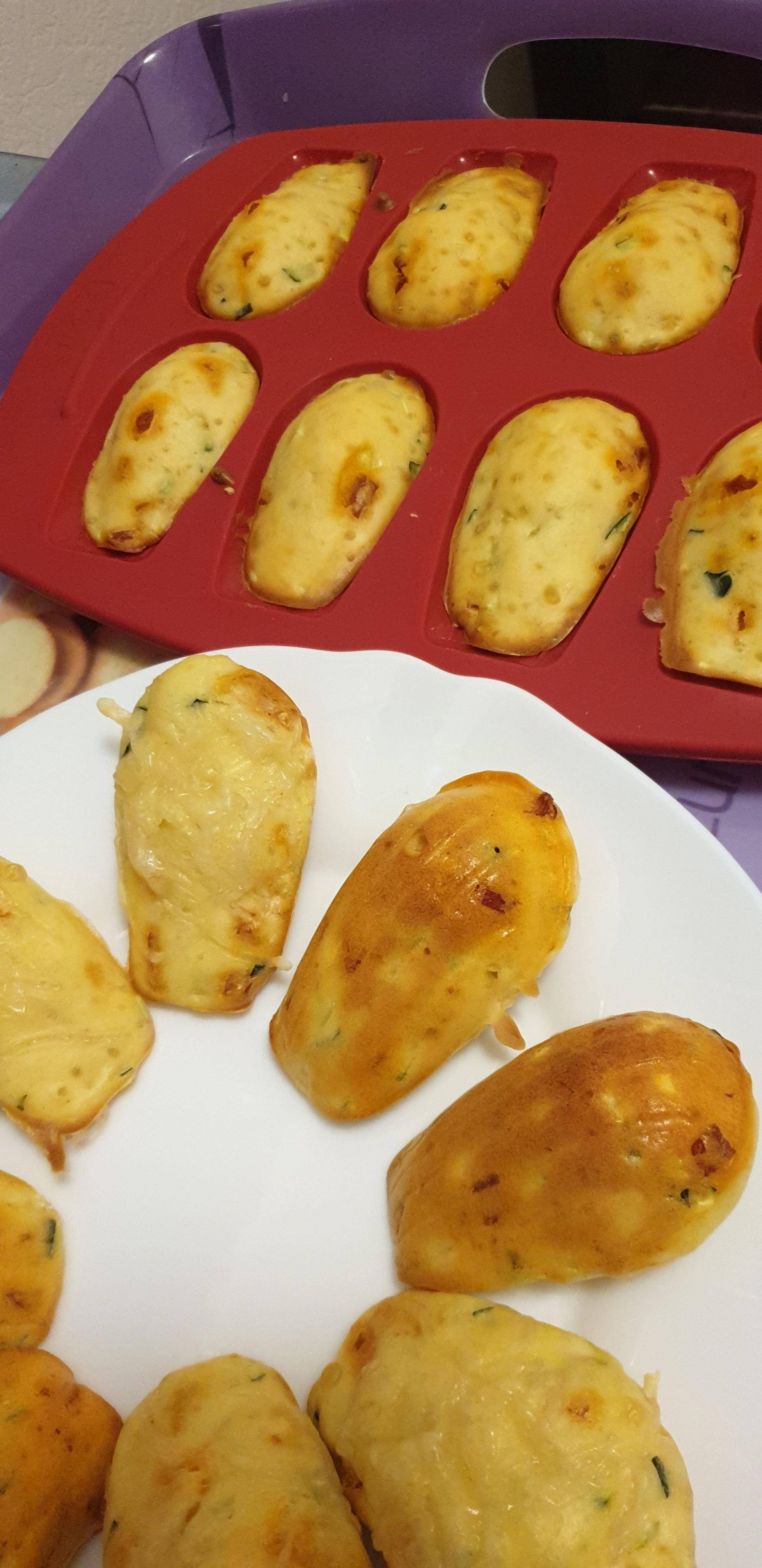 Madeleines Chorizo Courgettes - Recette Cake Factory | Tefal