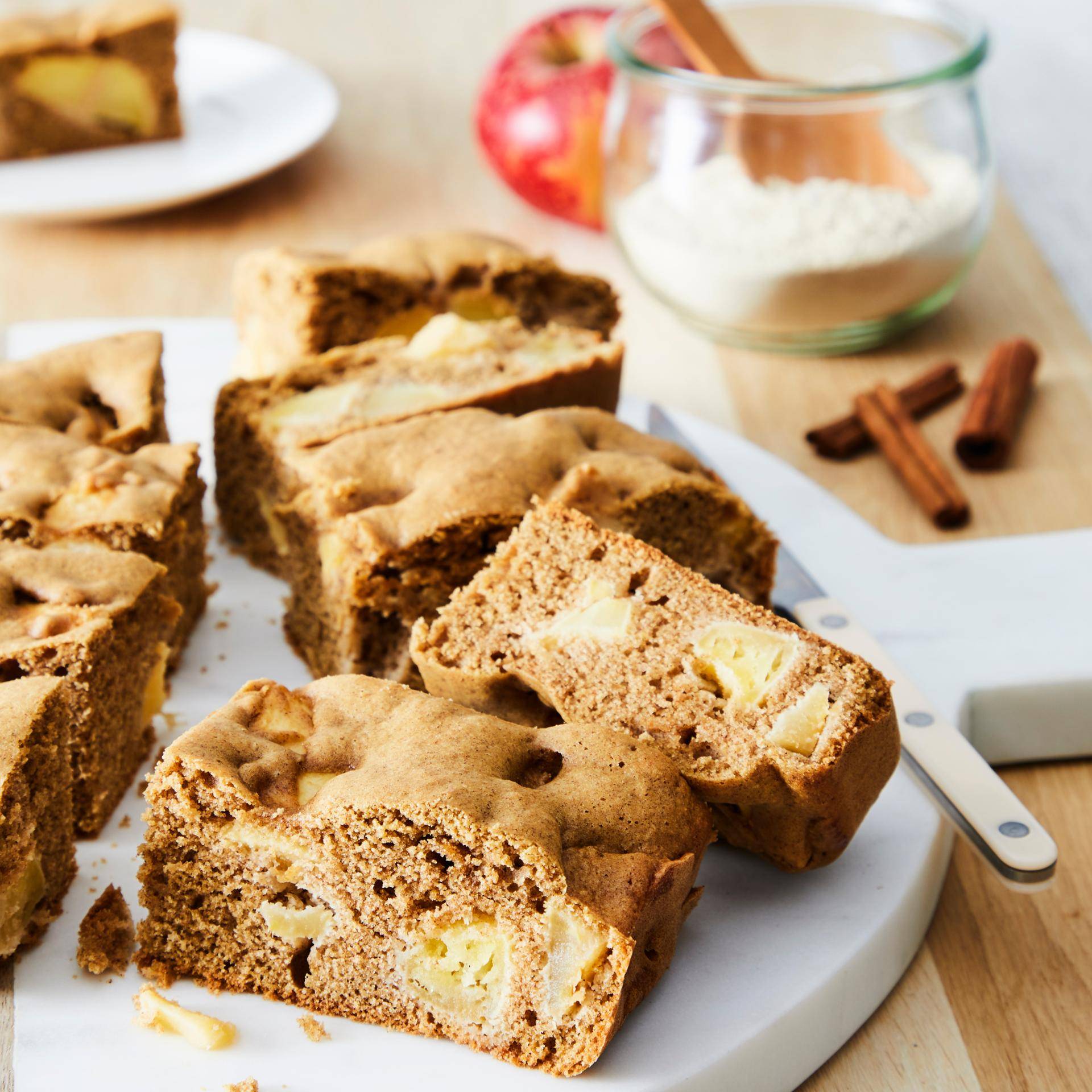 Gâteau aux pommes et au sarrasin, sans gluten, sans lactose - Recette Cake Factory | Tefal