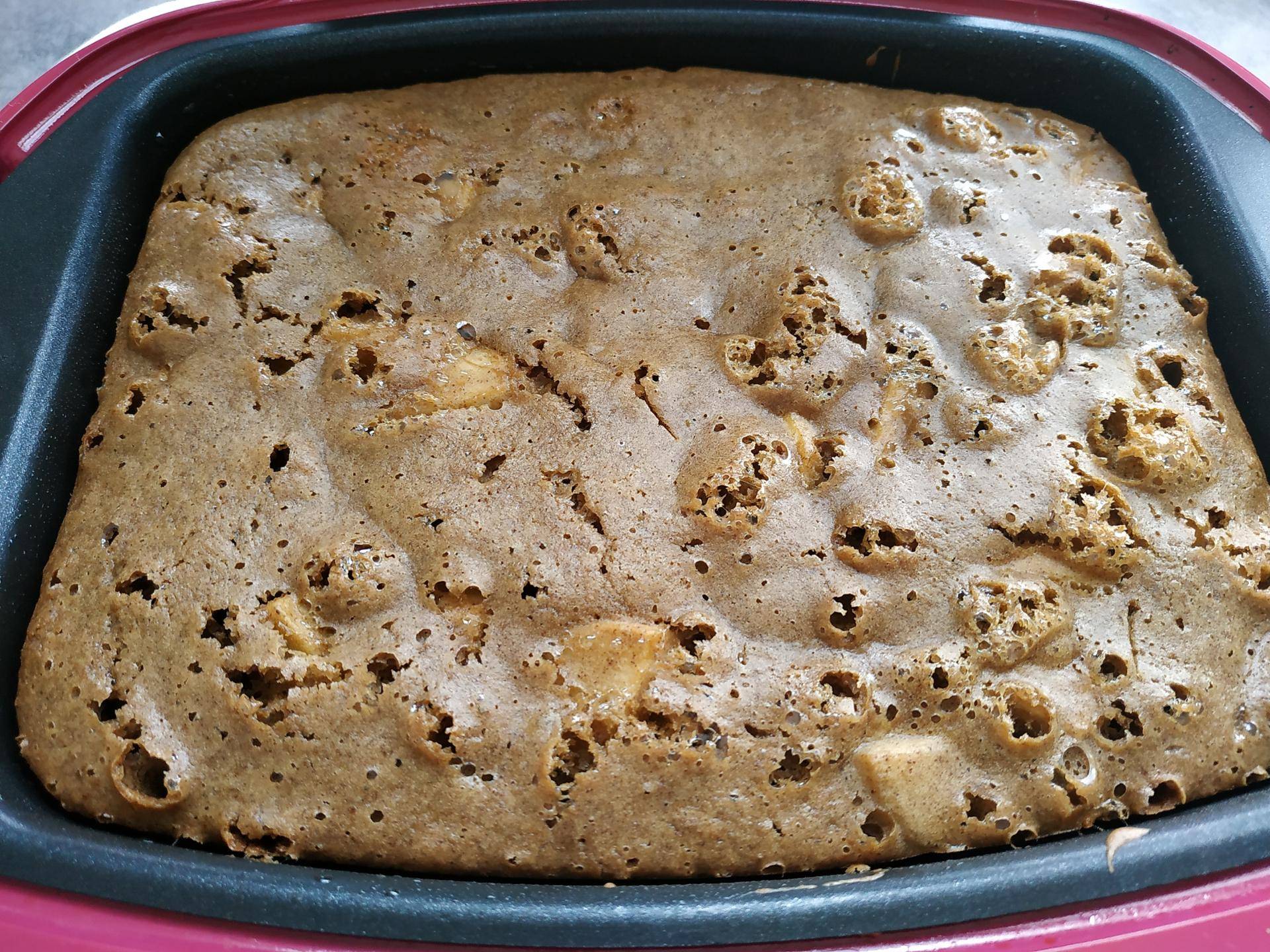 Gâteau aux pommes poires à la farine de sarrasin - Recette Cake Factory | Tefal