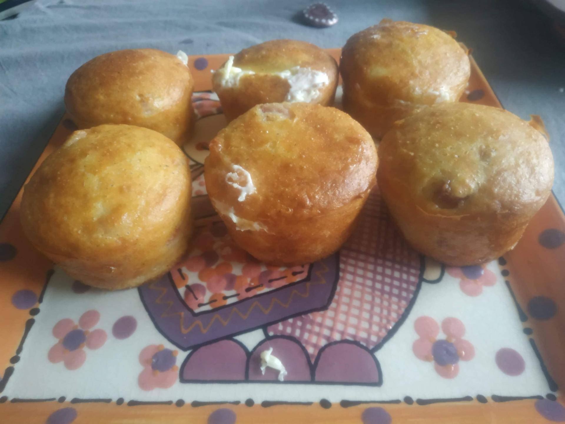 Muffins lardon kiri gruyère - Recette Cake Factory | Tefal
