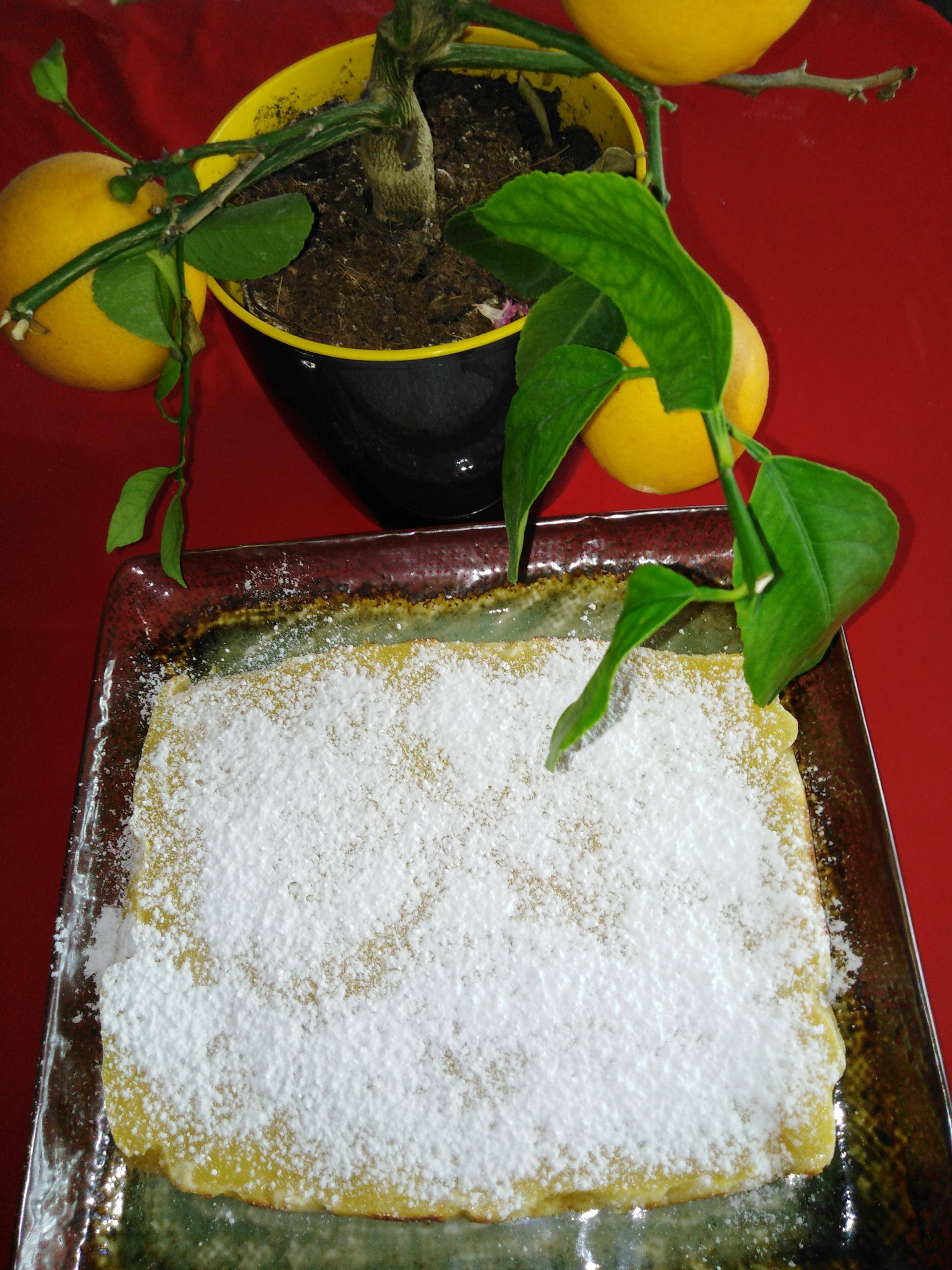 Carré fondant au citron. - Recette Cake Factory | Tefal