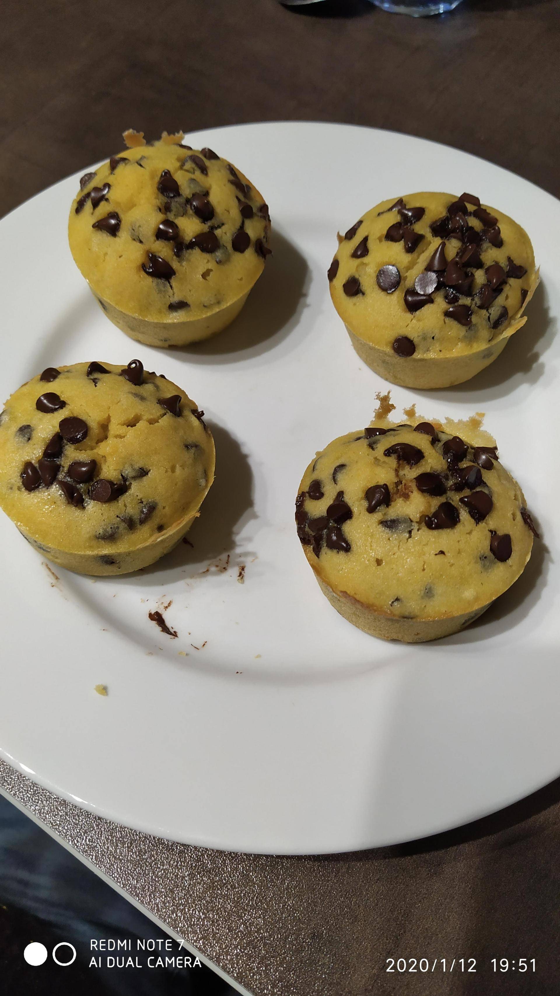 Muffins sans gluten pépites chocolat - Recette Cake Factory | Tefal